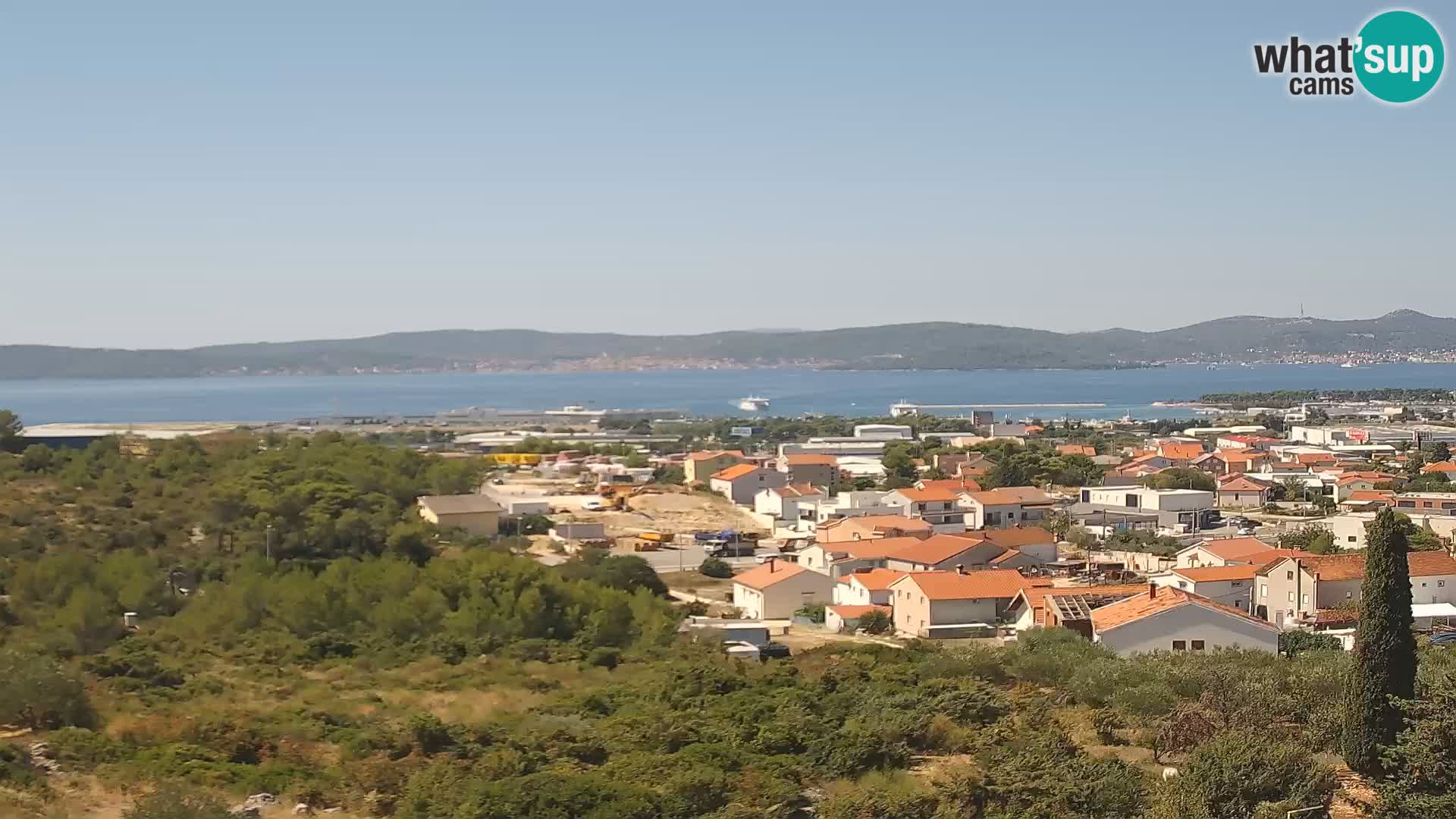 Panorama de la Webcam del Puerto Gazenica de Zadar, Zadar, Croacia