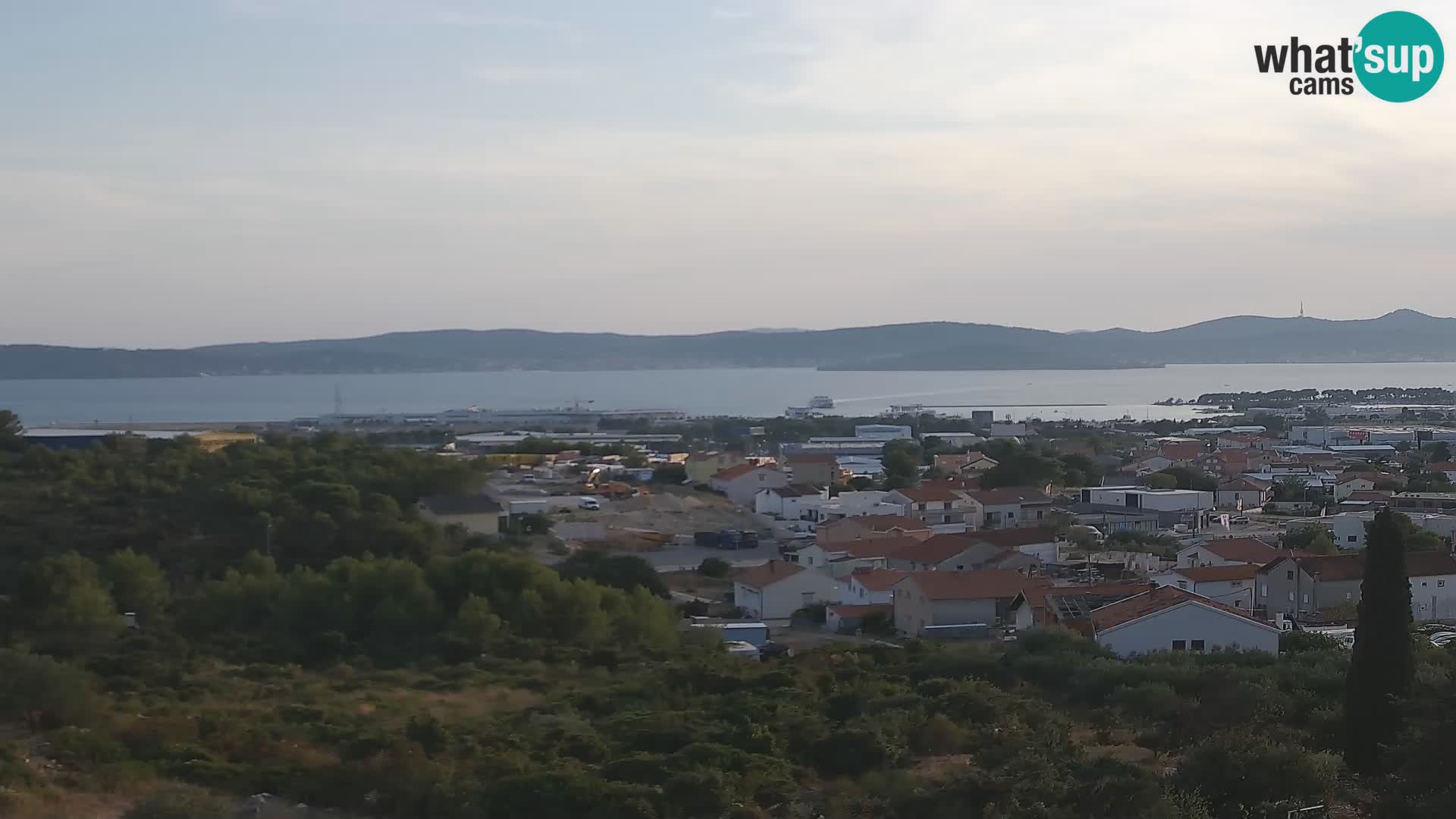 Panoramska web kamera Luke Gaženica u Zadru, Hrvatska