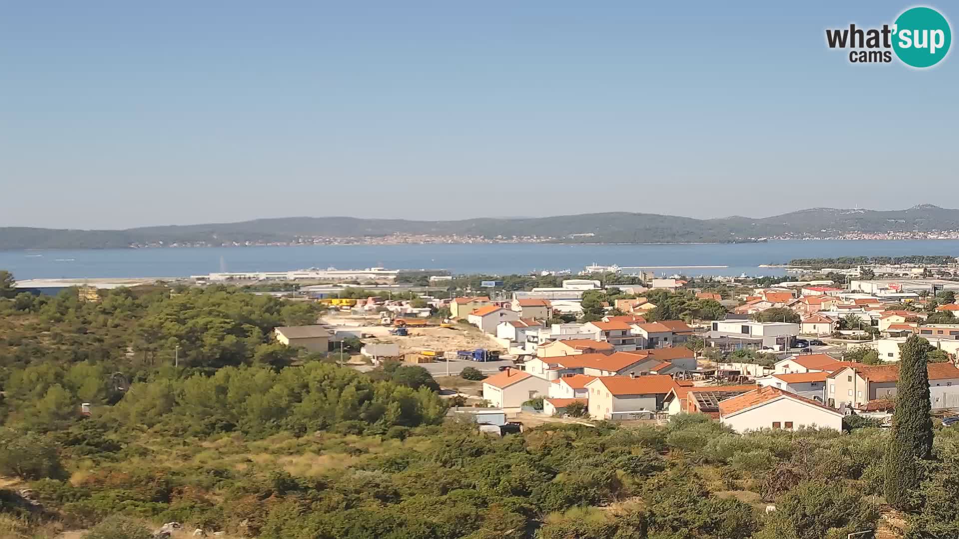 Panorama de la Webcam del Puerto Gazenica de Zadar, Zadar, Croacia