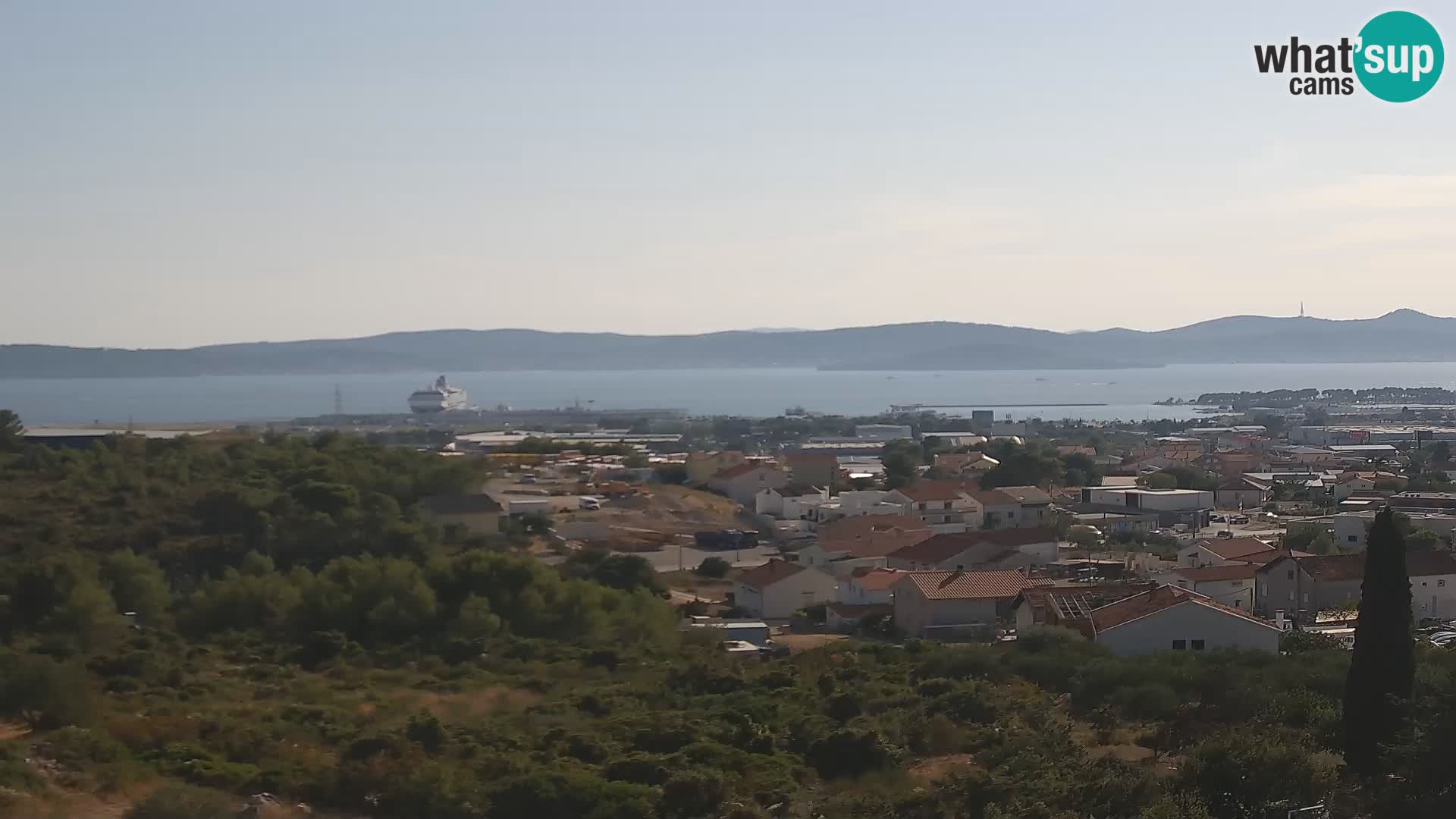 Zadar Port Gazenica Webcam Panorama, Zadar, Kroatien