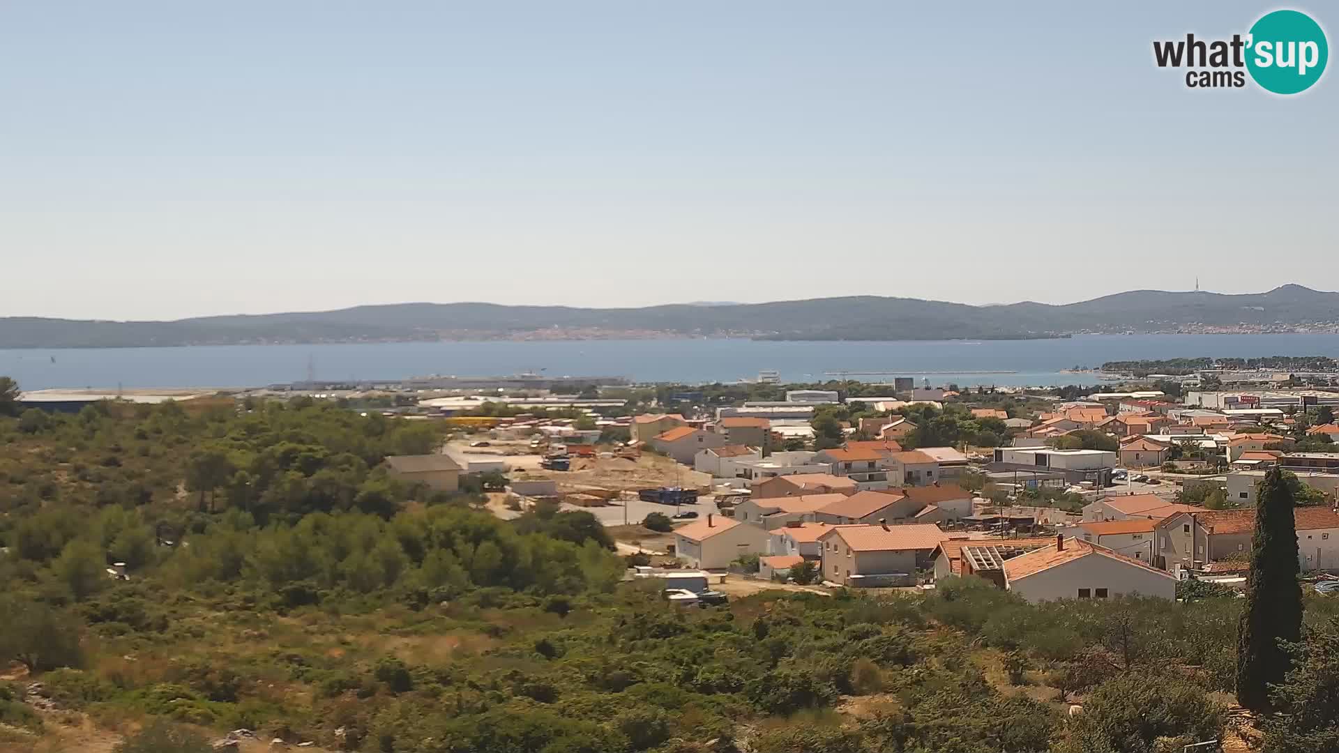 Panorama de la Webcam del Puerto Gazenica de Zadar, Zadar, Croacia