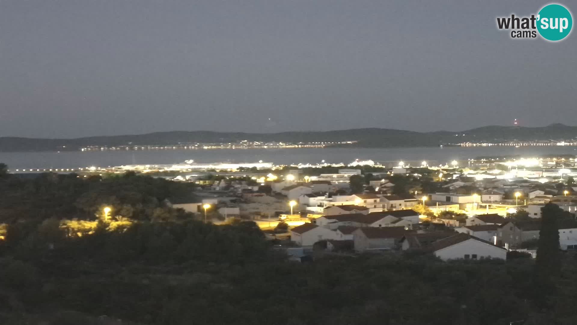 Zadar Pristanišče Gazenica s panoramsko spletno kamero, Zadar, Hrvaška