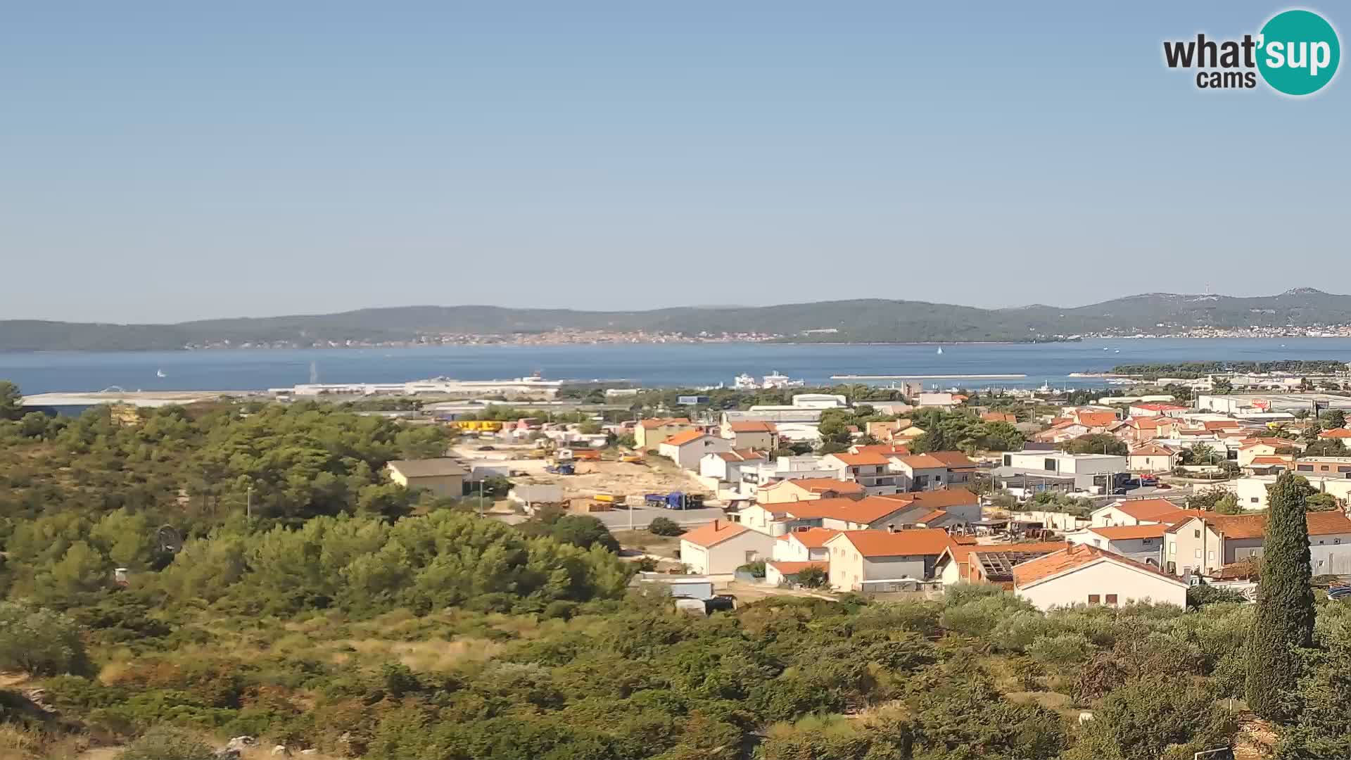 Panorama de la Webcam del Puerto Gazenica de Zadar, Zadar, Croacia