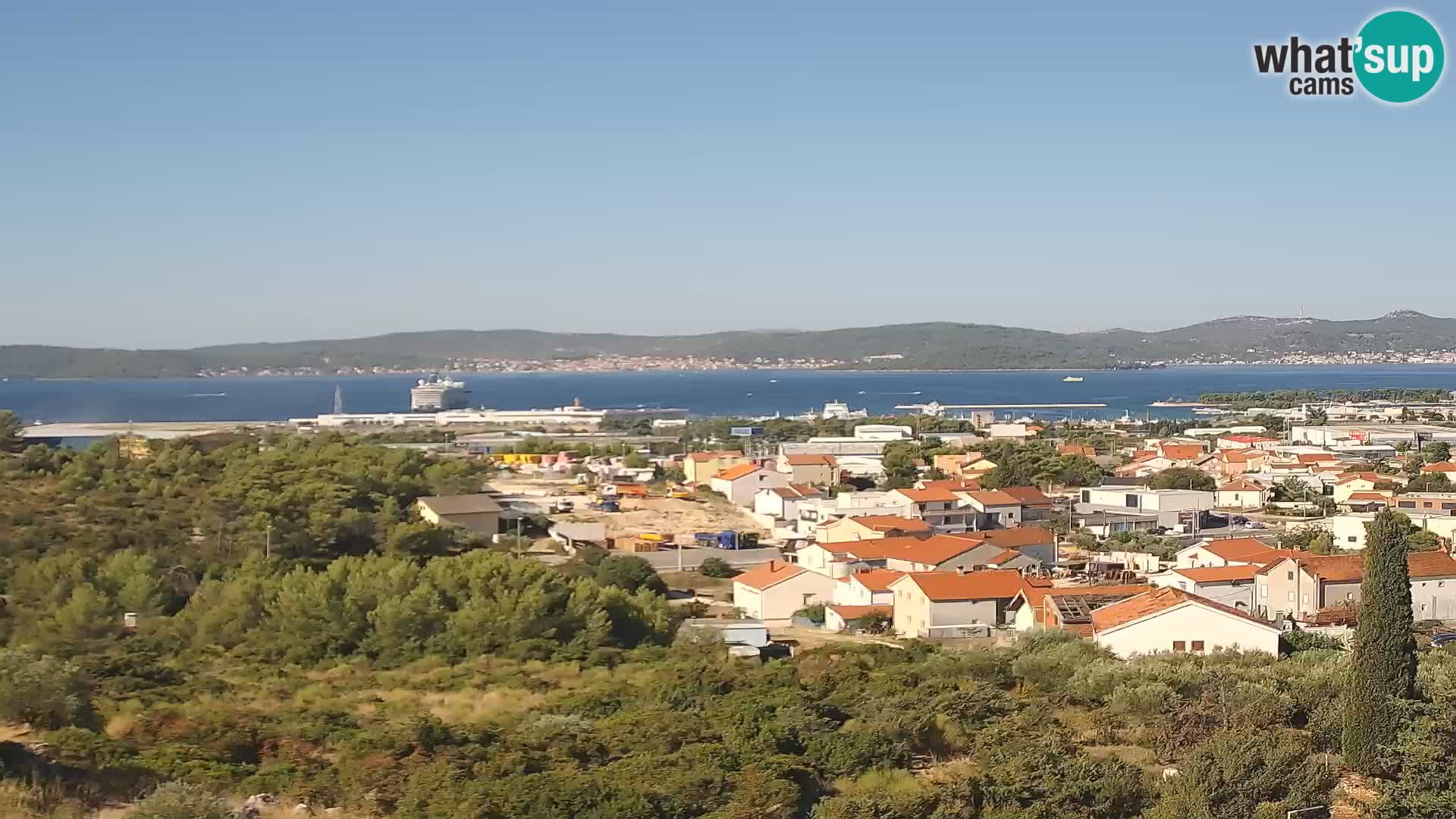 Panoramska web kamera Luke Gaženica u Zadru, Hrvatska