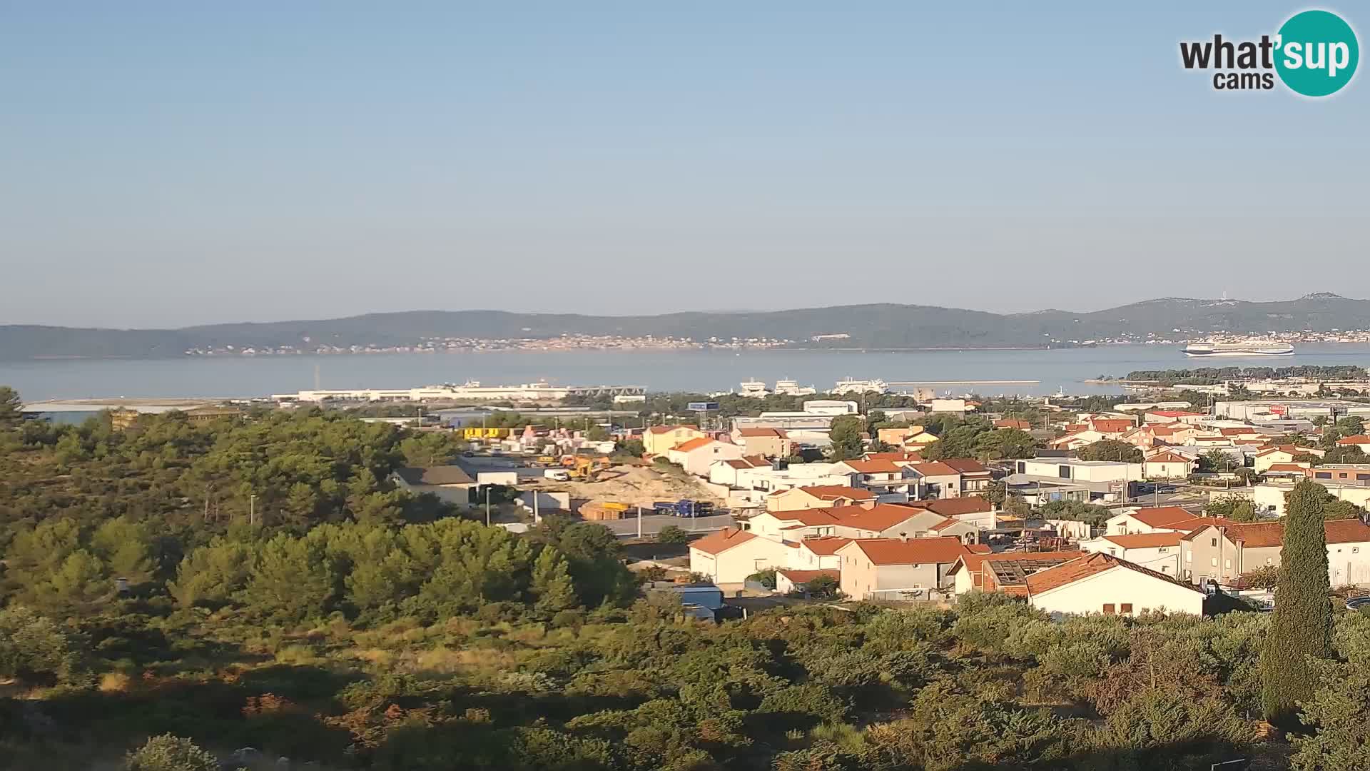 Zadar Port Gazenica Webcam Panorama, Zadar, Croatie