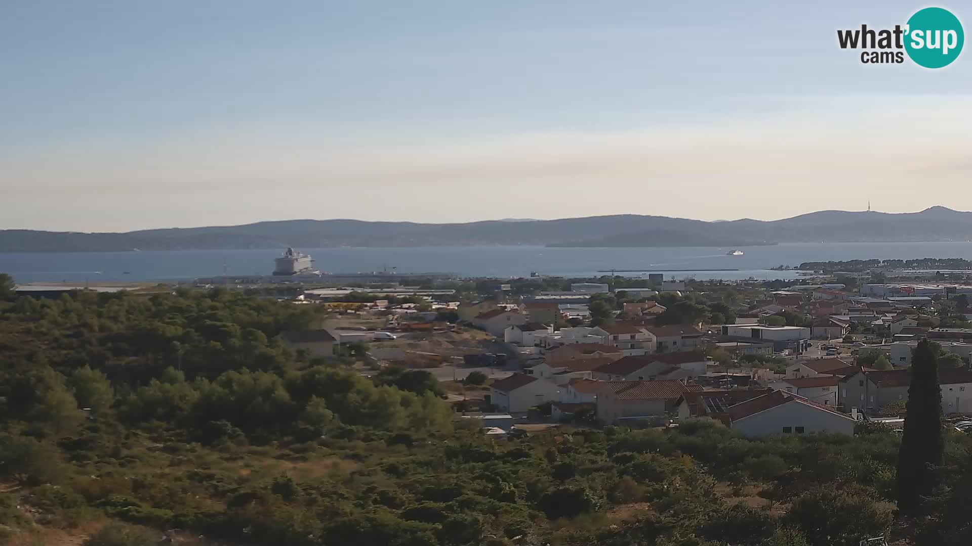 Zadar Port Gazenica Webcam Panorama, Zadar, Kroatien