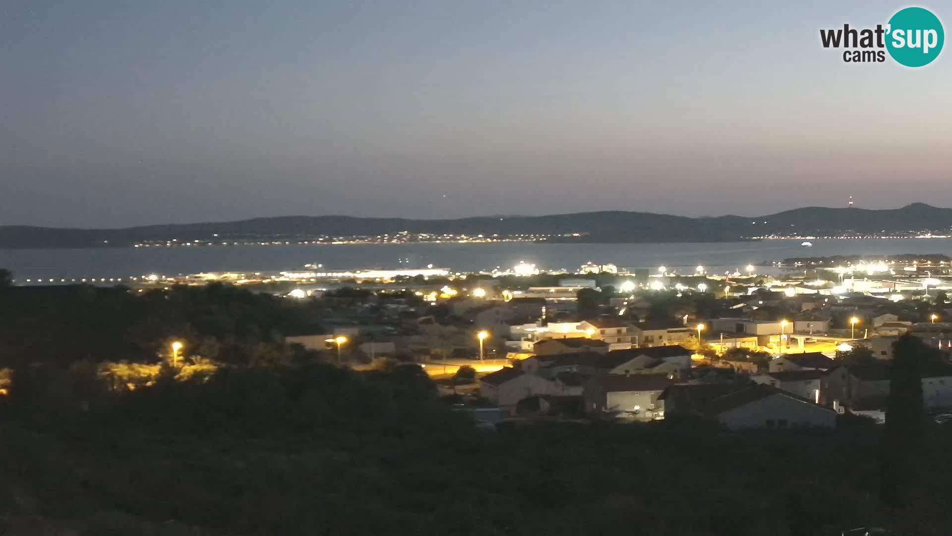 Panorama de la Webcam del Puerto Gazenica de Zadar, Zadar, Croacia