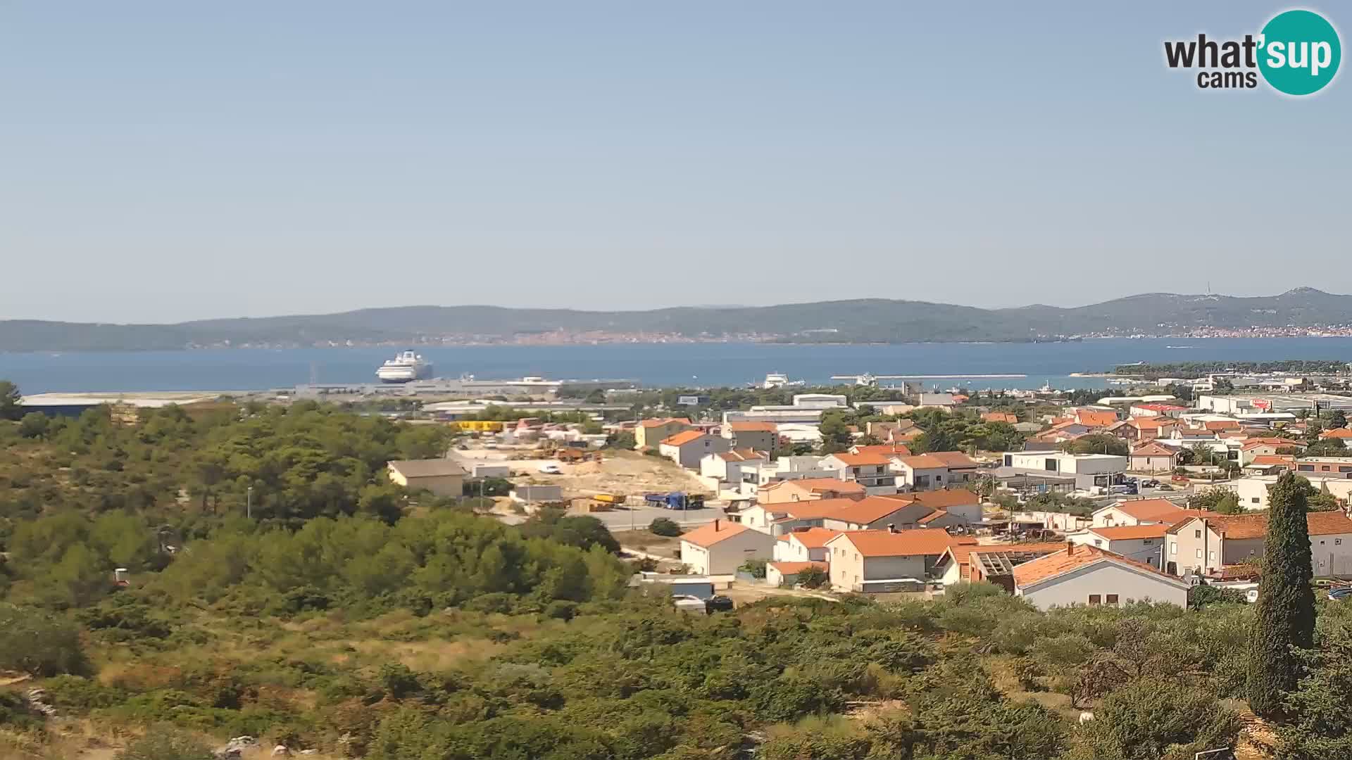 Zadar Port Gazenica Webcam Panorama, Zadar, Croatie