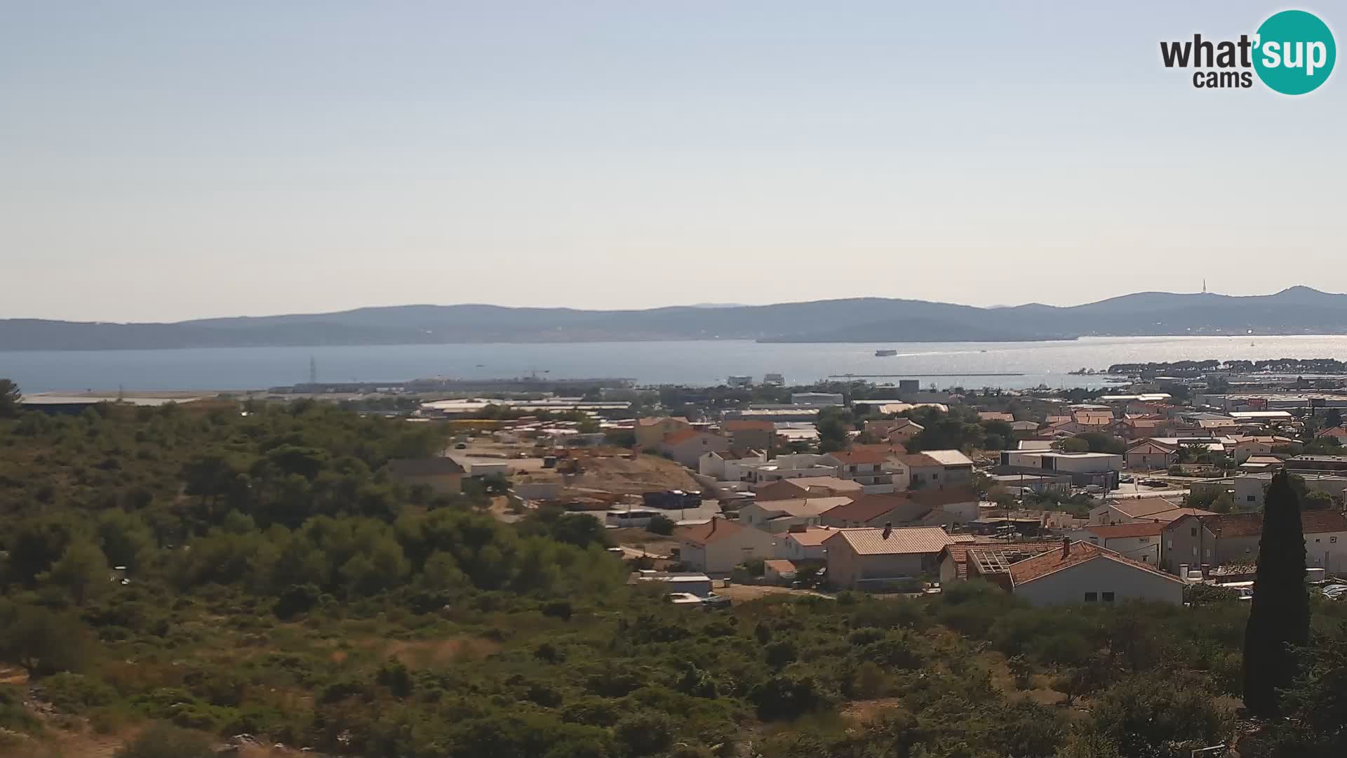 Panorama de la Webcam del Puerto Gazenica de Zadar, Zadar, Croacia