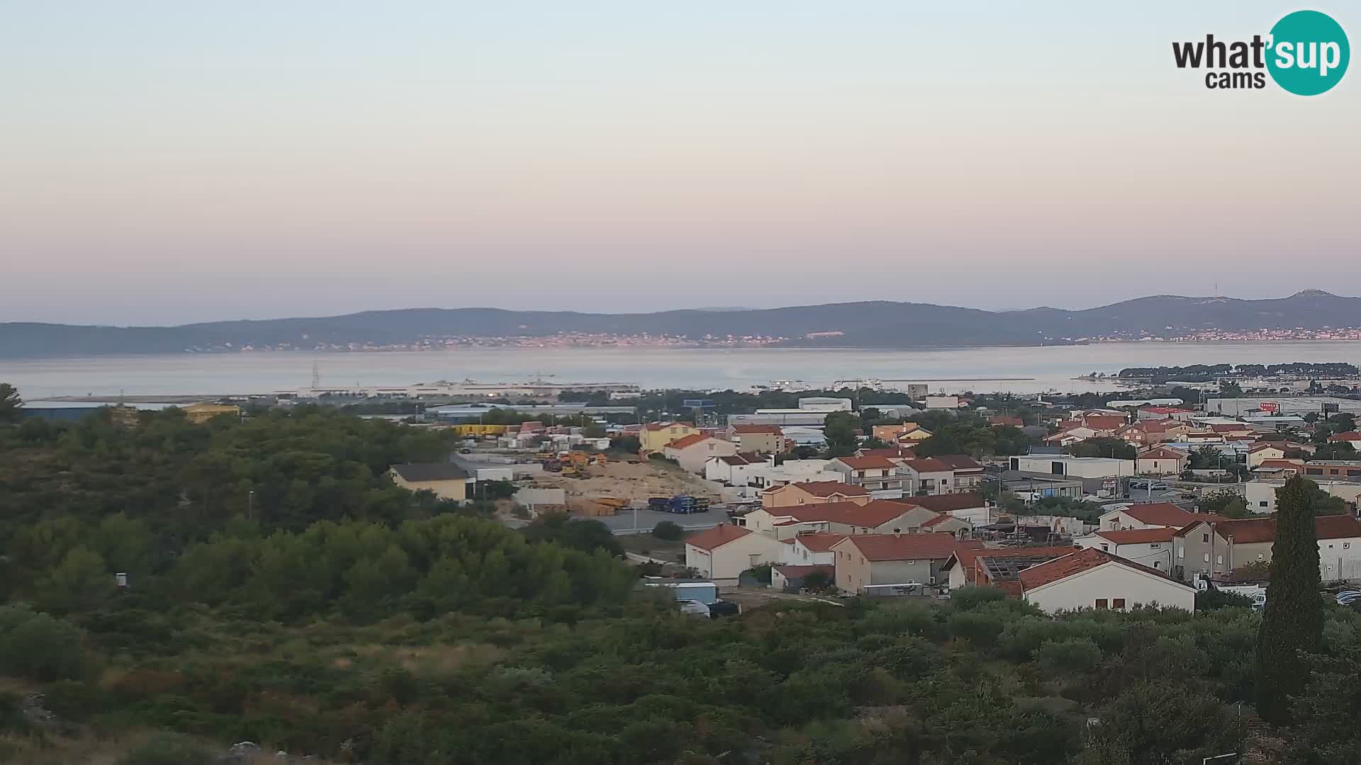 Zadar Port Gazenica Webcam Panorama, Zadar, Kroatien