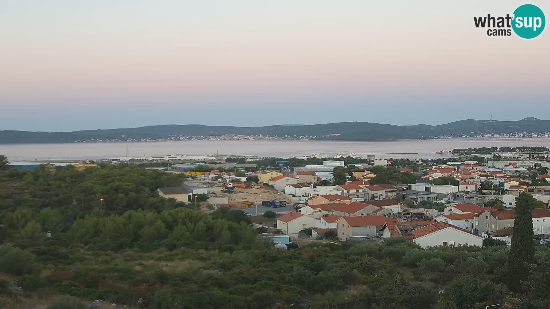 Panorama de la Webcam del Puerto Gazenica de Zadar, Zadar, Croacia