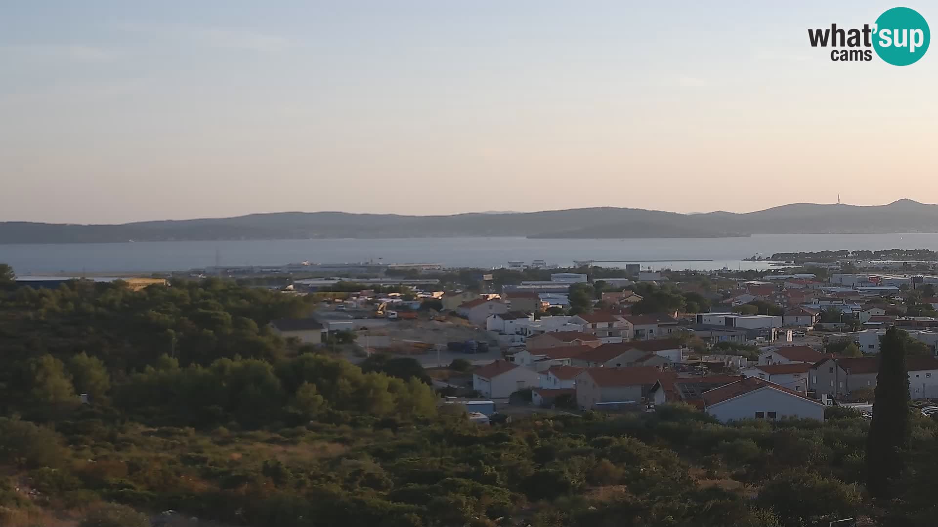 Zadar Pristanišče Gazenica s panoramsko spletno kamero, Zadar, Hrvaška