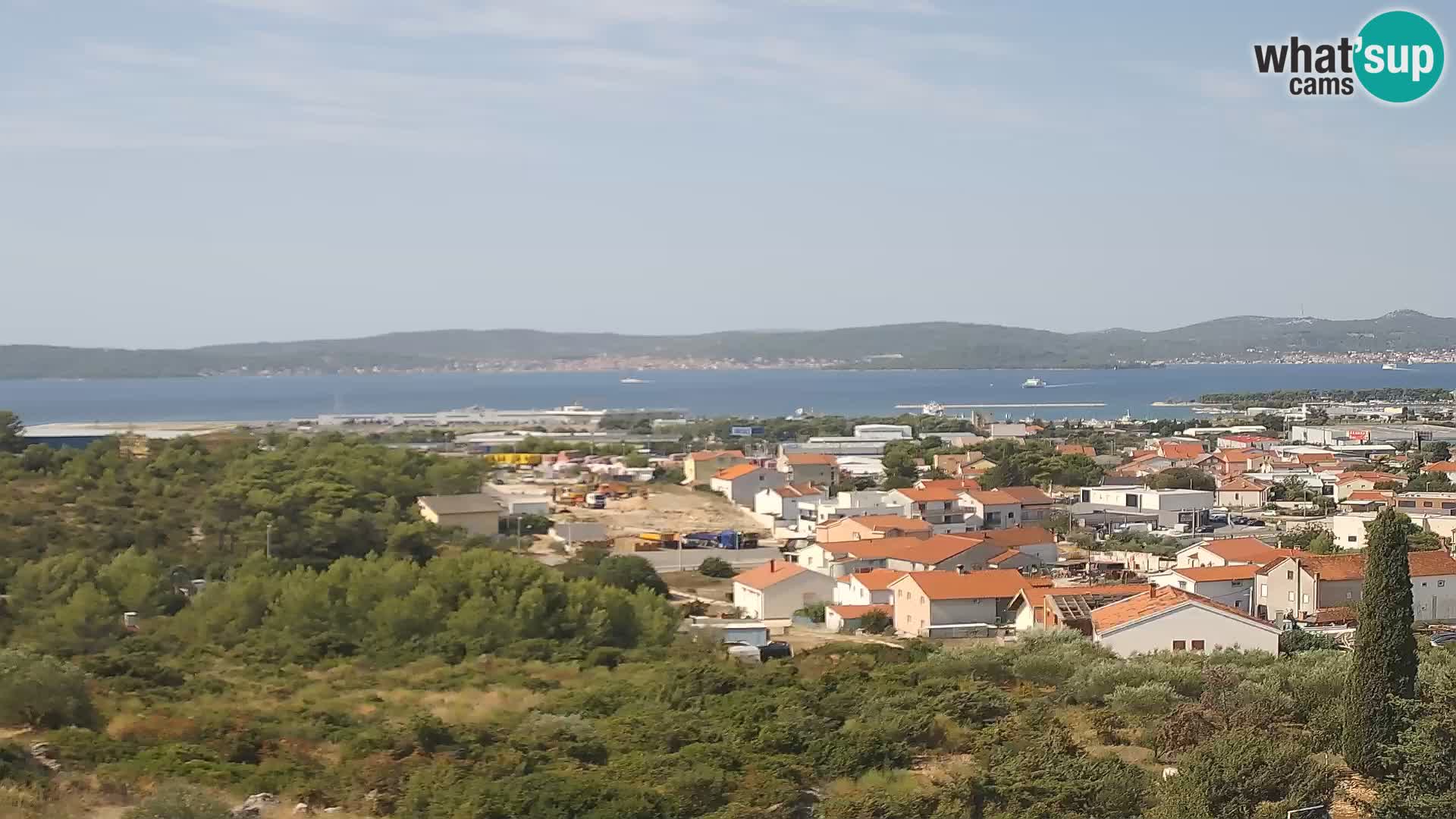 Zadar Pristanišče Gazenica s panoramsko spletno kamero, Zadar, Hrvaška