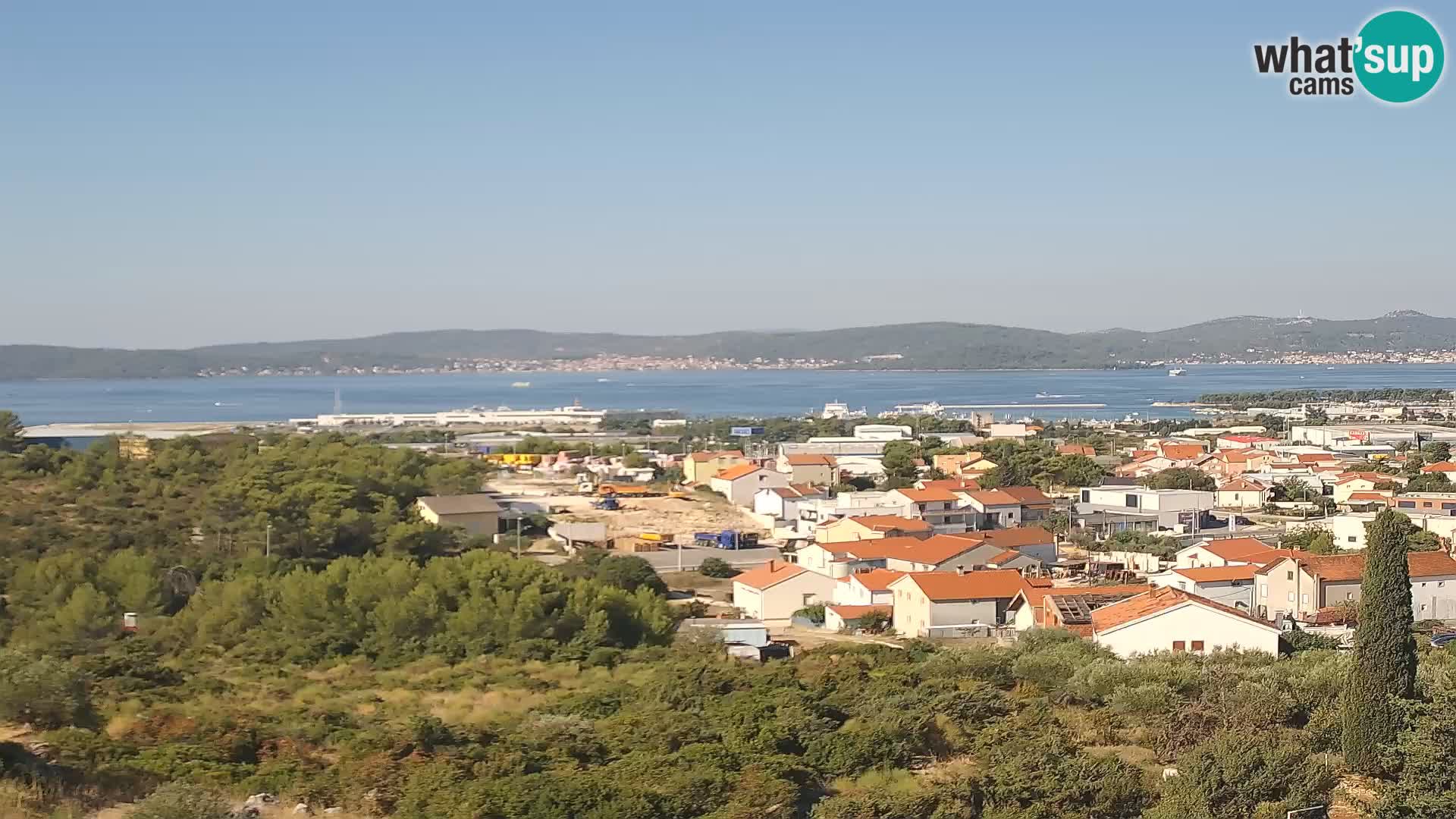 Panorama de la Webcam del Puerto Gazenica de Zadar, Zadar, Croacia