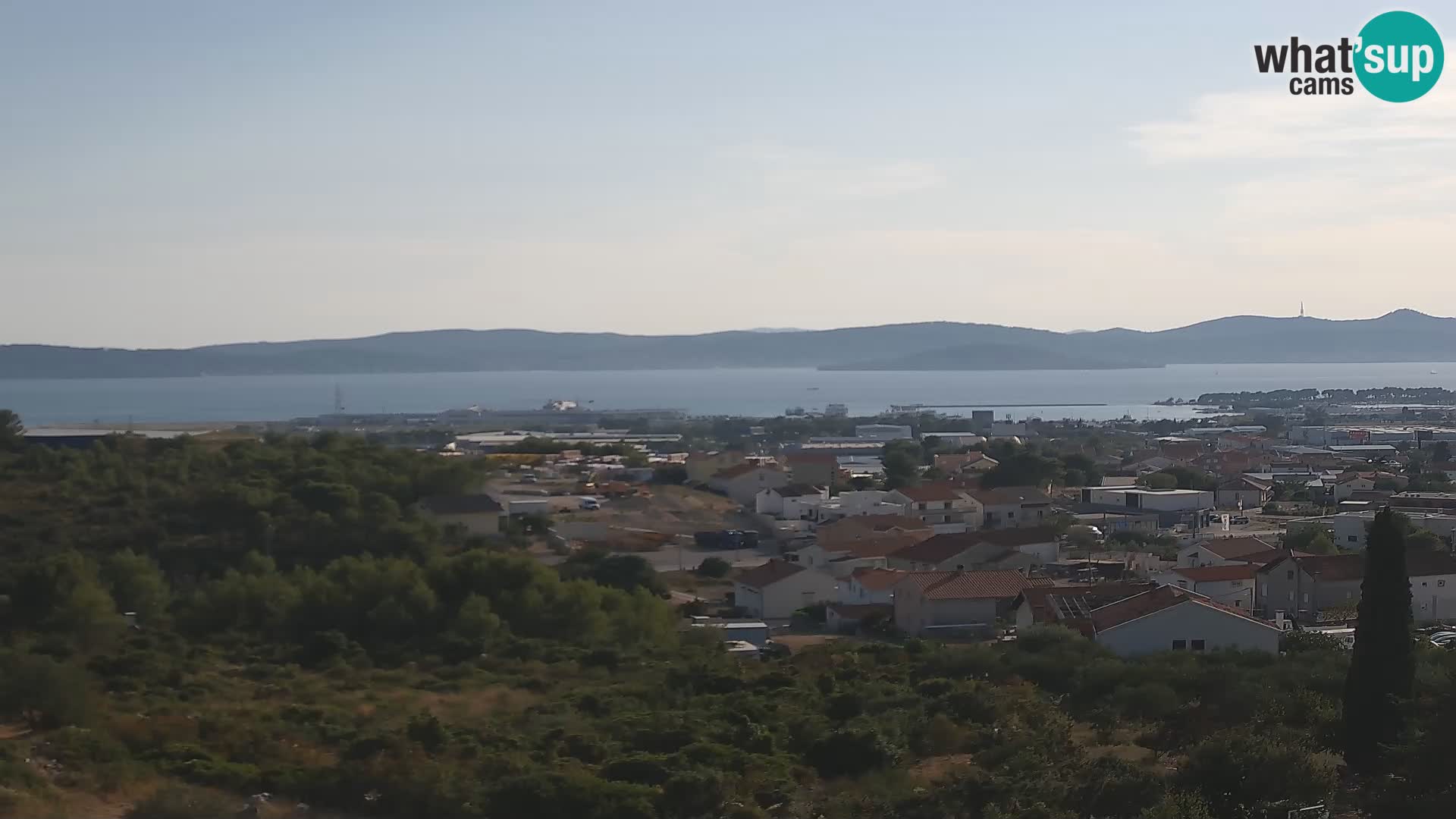 Panorama de la Webcam del Puerto Gazenica de Zadar, Zadar, Croacia