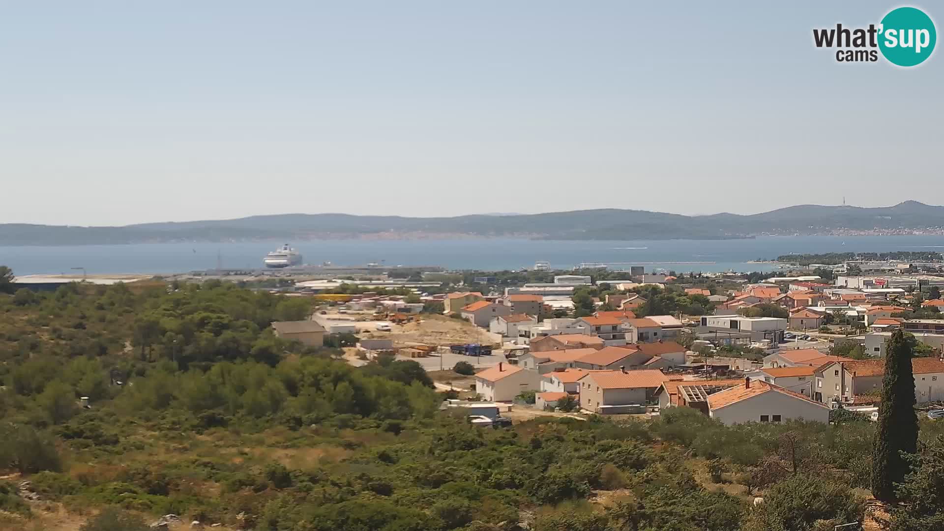 Panorama de la Webcam del Puerto Gazenica de Zadar, Zadar, Croacia