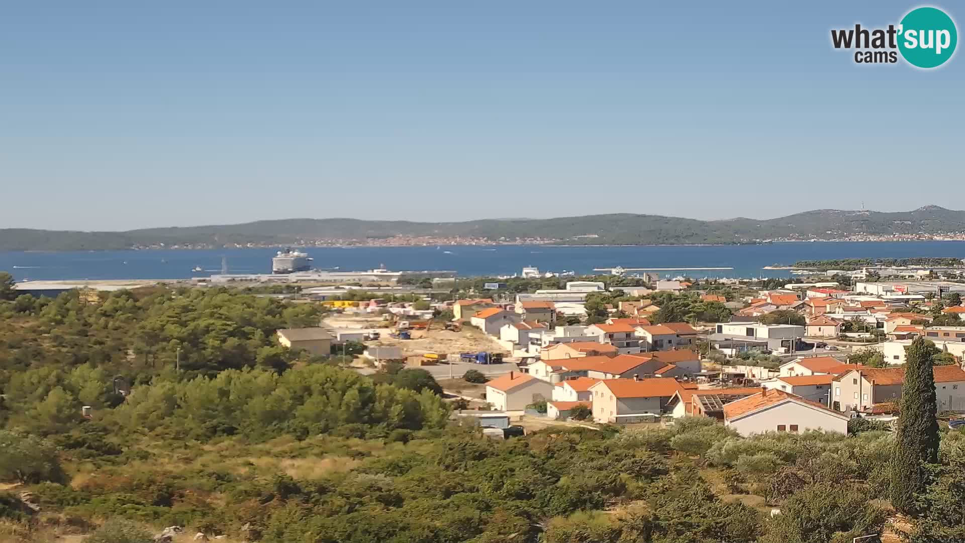 Zadar Port Gazenica Webcam Panorama, Zadar, Kroatien