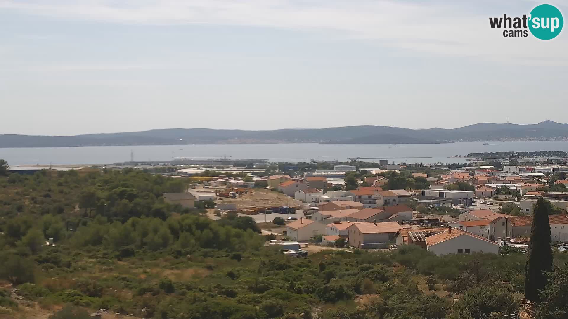 Panorama de la Webcam del Puerto Gazenica de Zadar, Zadar, Croacia