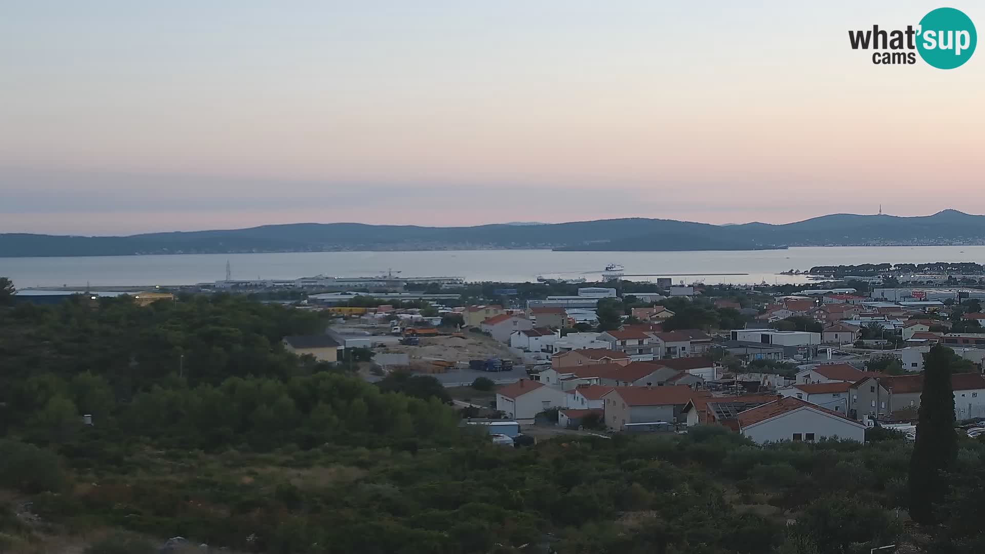 Panorama de la Webcam del Puerto Gazenica de Zadar, Zadar, Croacia