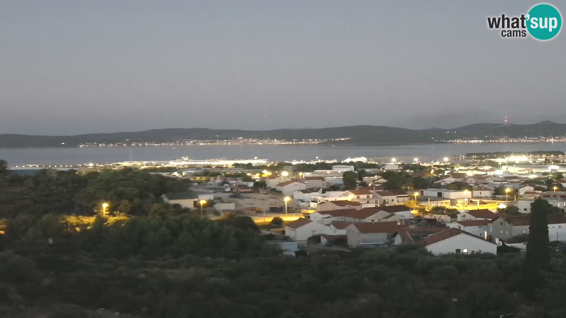 Zadar Port Gazenica Webcam Panorama, Zadar, Kroatien