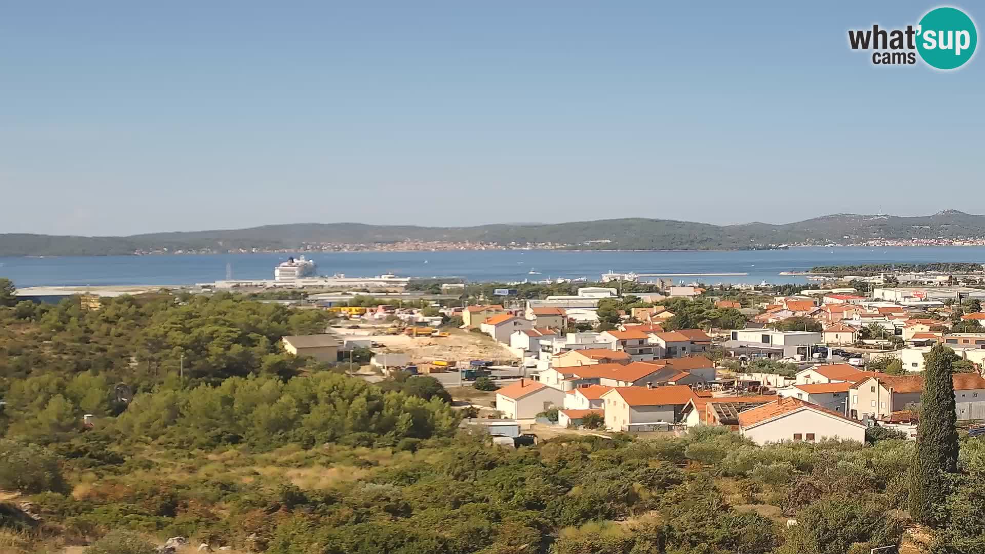 Zadar Port Gazenica Webcam Panorama, Zadar, Kroatien