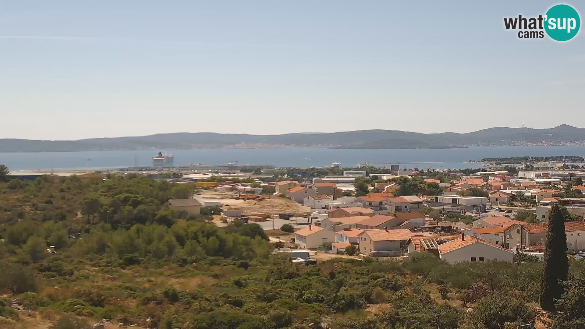 Zadar Port Gazenica Webcam Panorama, Zadar, Kroatien