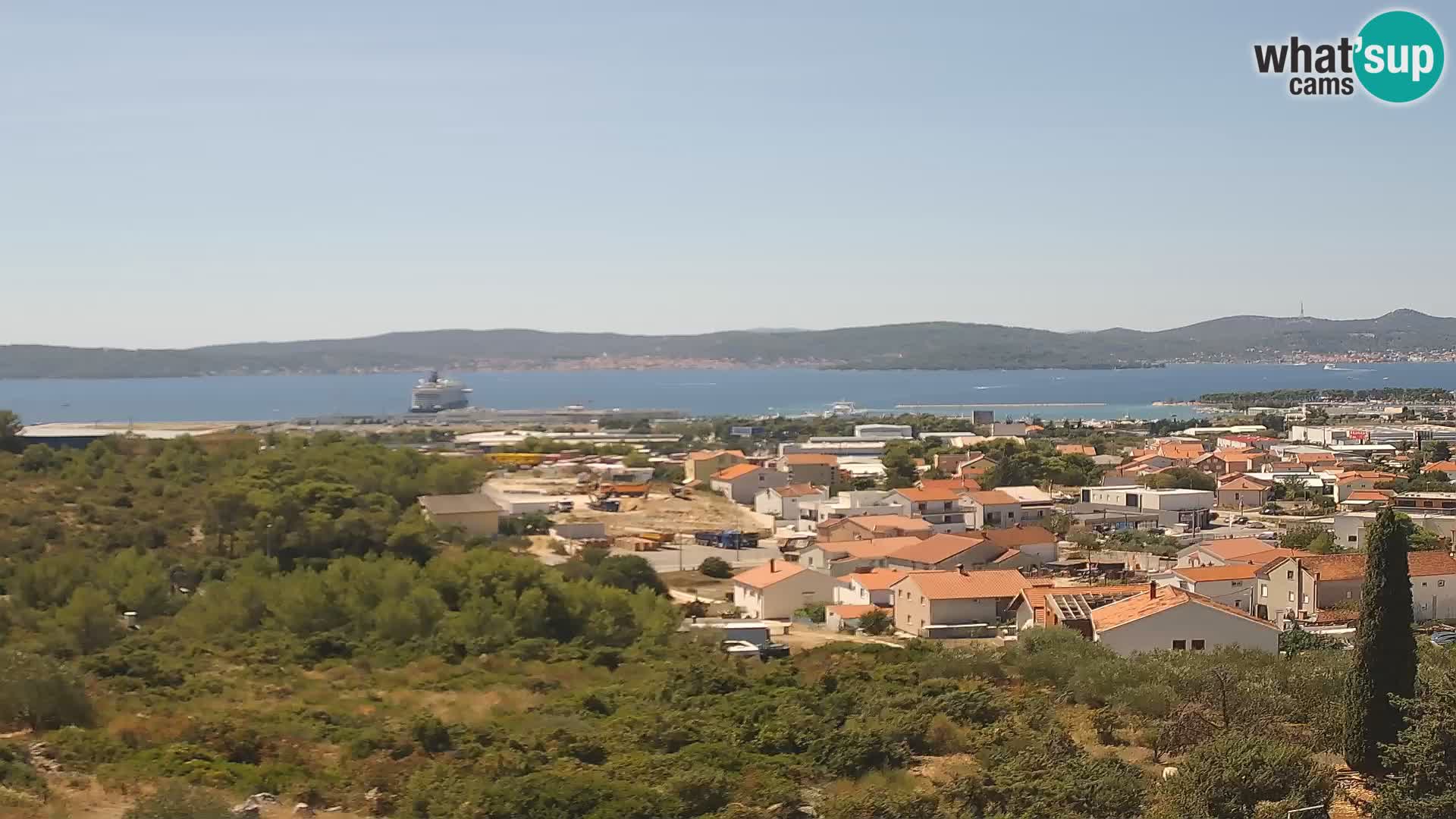 Zadar Port Gazenica Webcam Panorama, Zadar, Kroatien