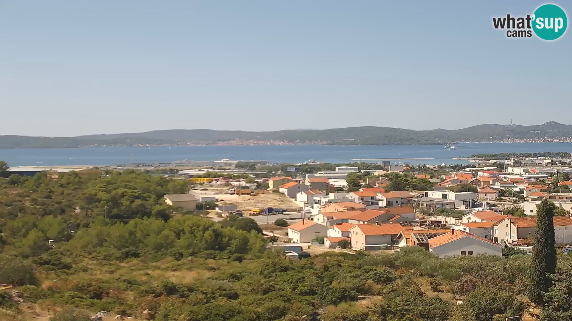 Zadar Port Gazenica Webcam Panorama, Zadar, Kroatien