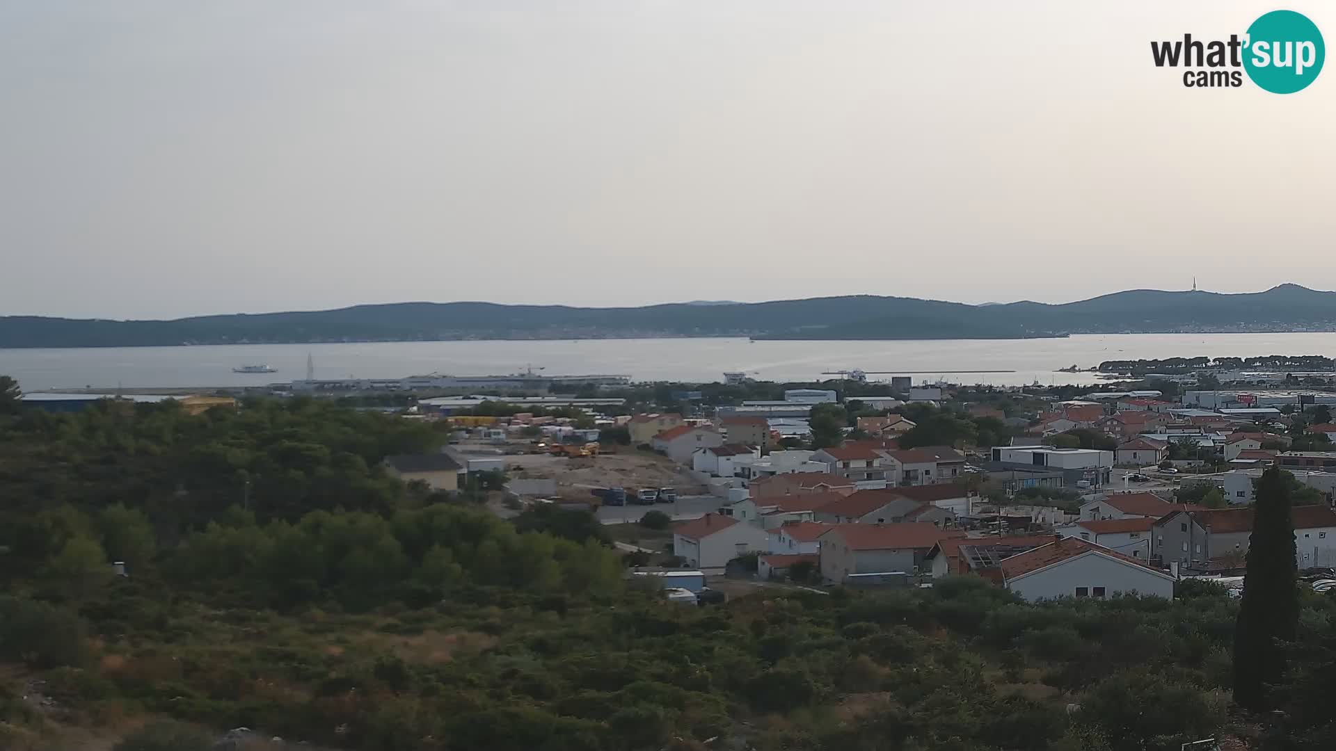 Panorama de la Webcam del Puerto Gazenica de Zadar, Zadar, Croacia