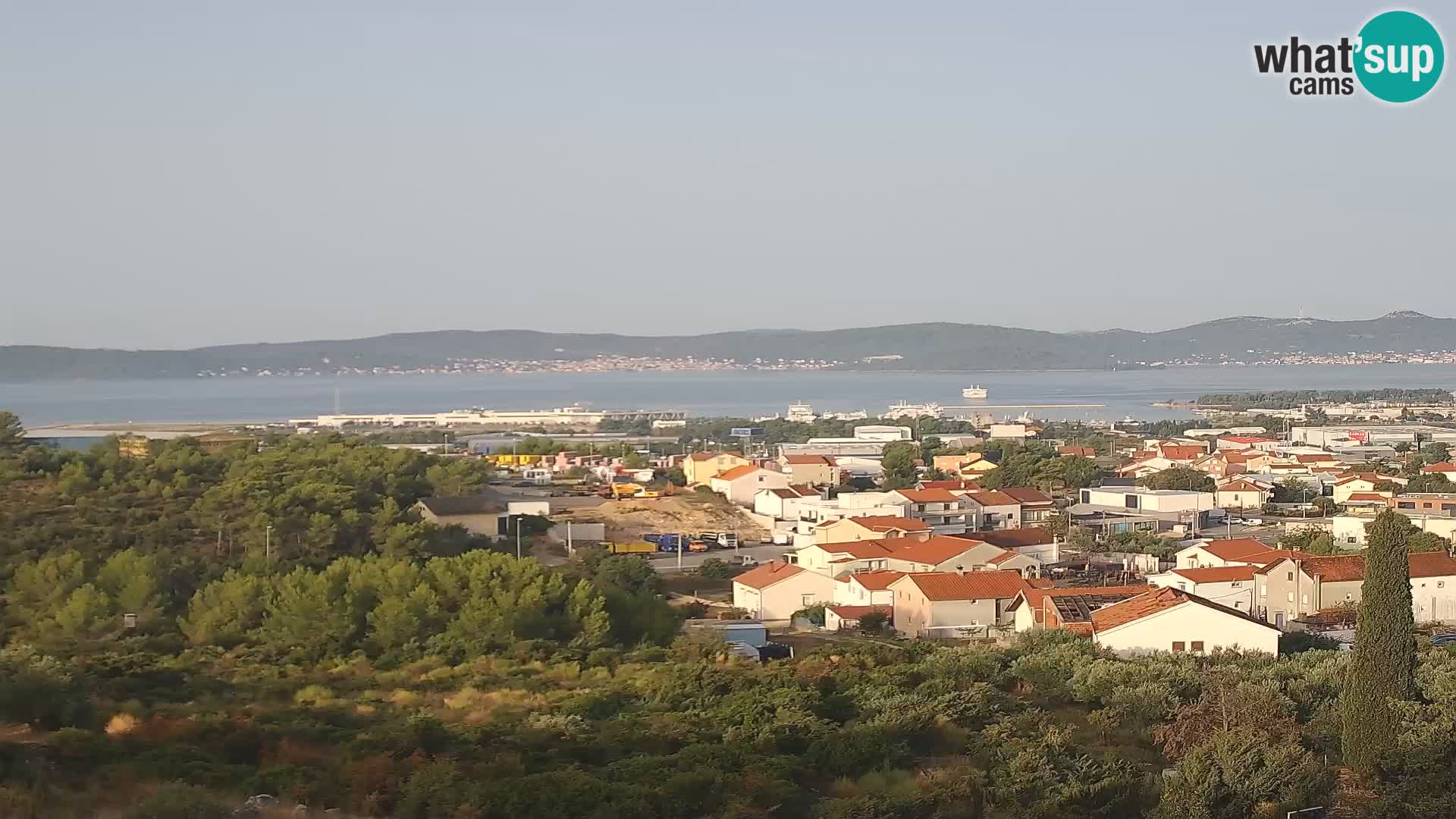Zadar Port Gazenica Webcam Panorama, Zadar, Kroatien