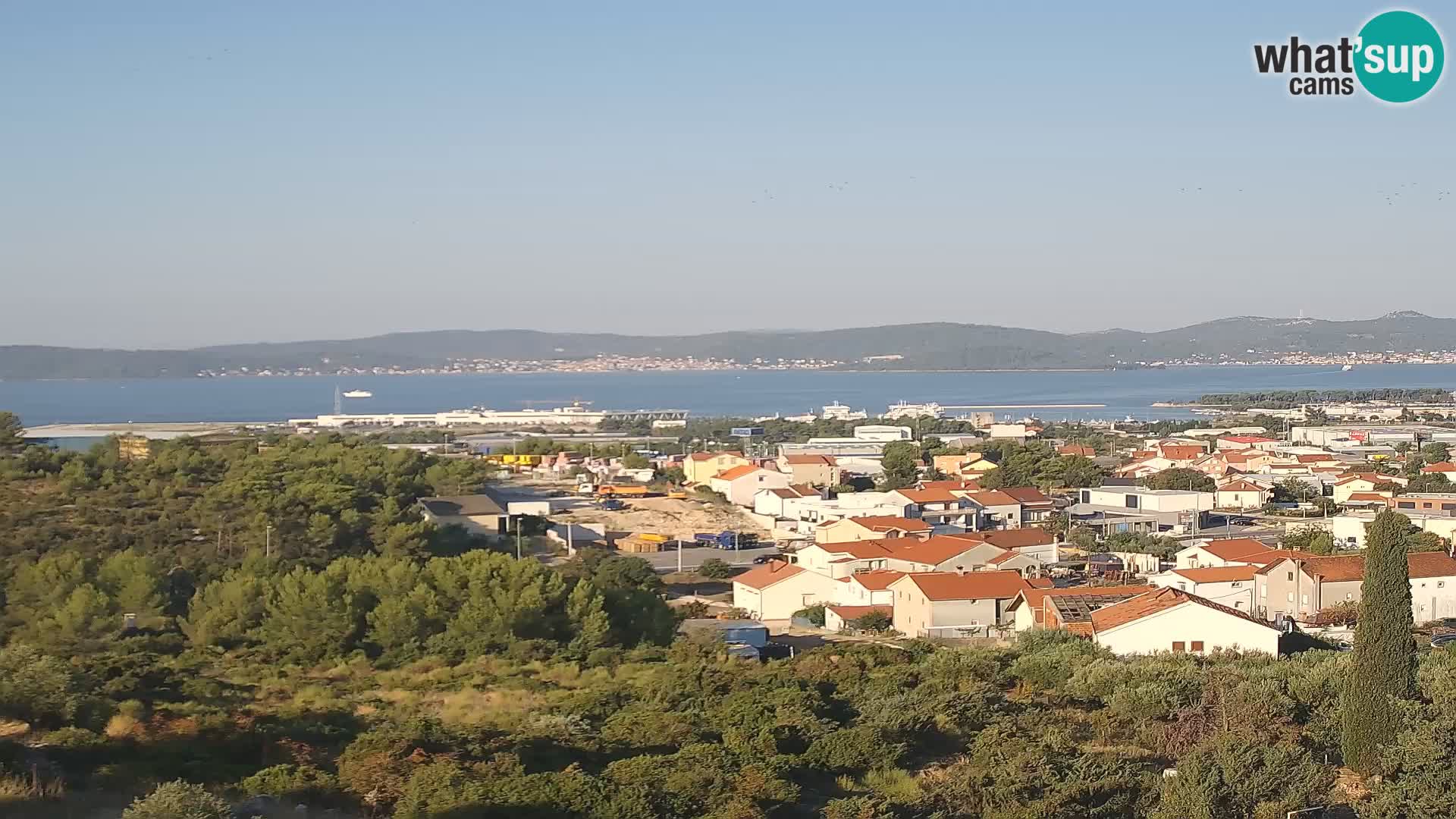 Panoramska web kamera Luke Gaženica u Zadru, Hrvatska