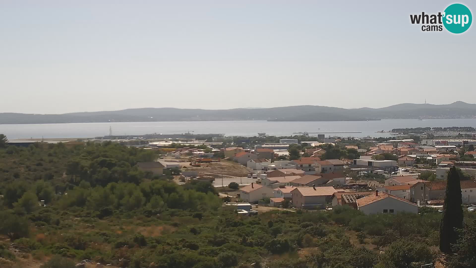 Panorama de la Webcam del Puerto Gazenica de Zadar, Zadar, Croacia