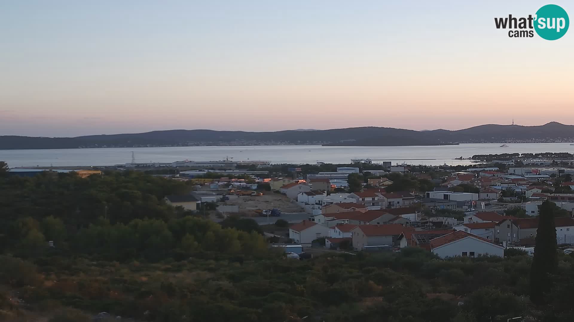 Panorama de la Webcam del Puerto Gazenica de Zadar, Zadar, Croacia