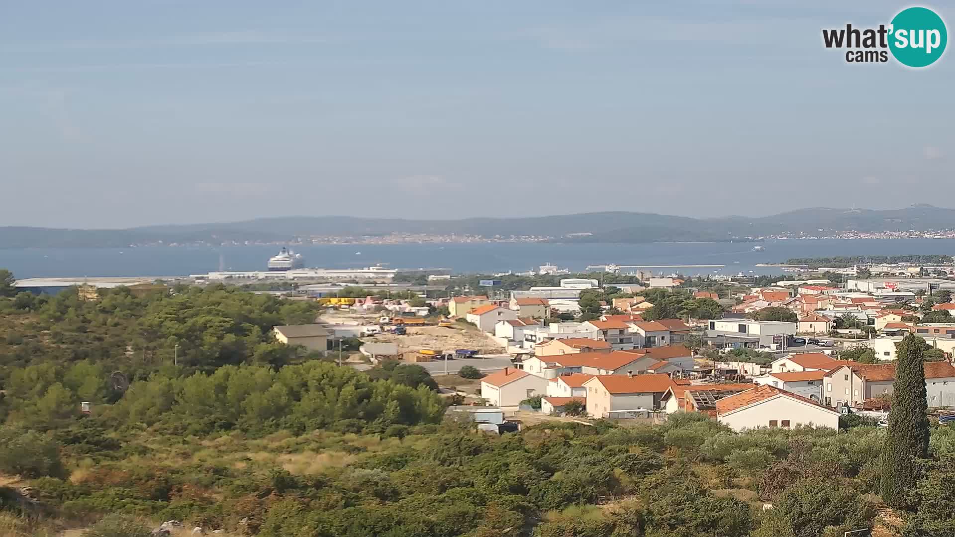 Zadar Pristanišče Gazenica s panoramsko spletno kamero, Zadar, Hrvaška