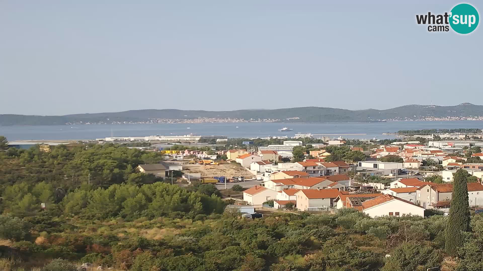 Panorama de la Webcam del Puerto Gazenica de Zadar, Zadar, Croacia