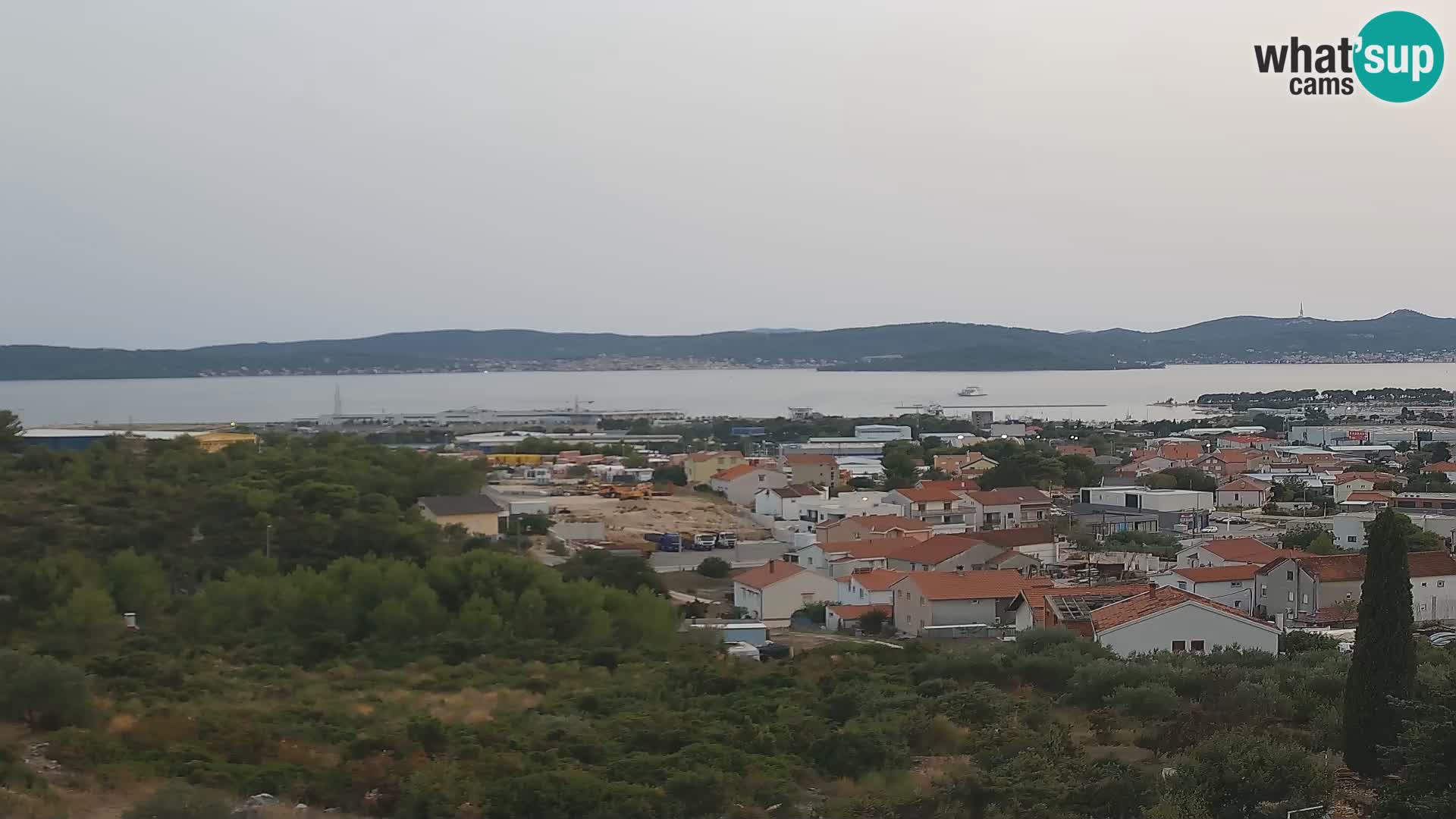 Zadar Pristanišče Gazenica s panoramsko spletno kamero, Zadar, Hrvaška