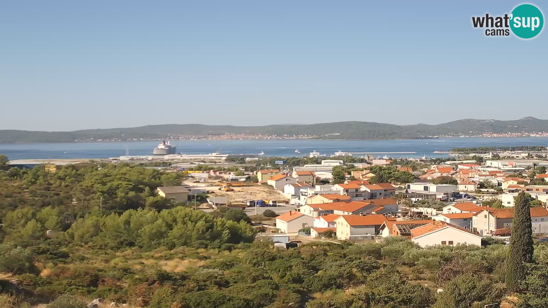 Panorama de la Webcam del Puerto Gazenica de Zadar, Zadar, Croacia