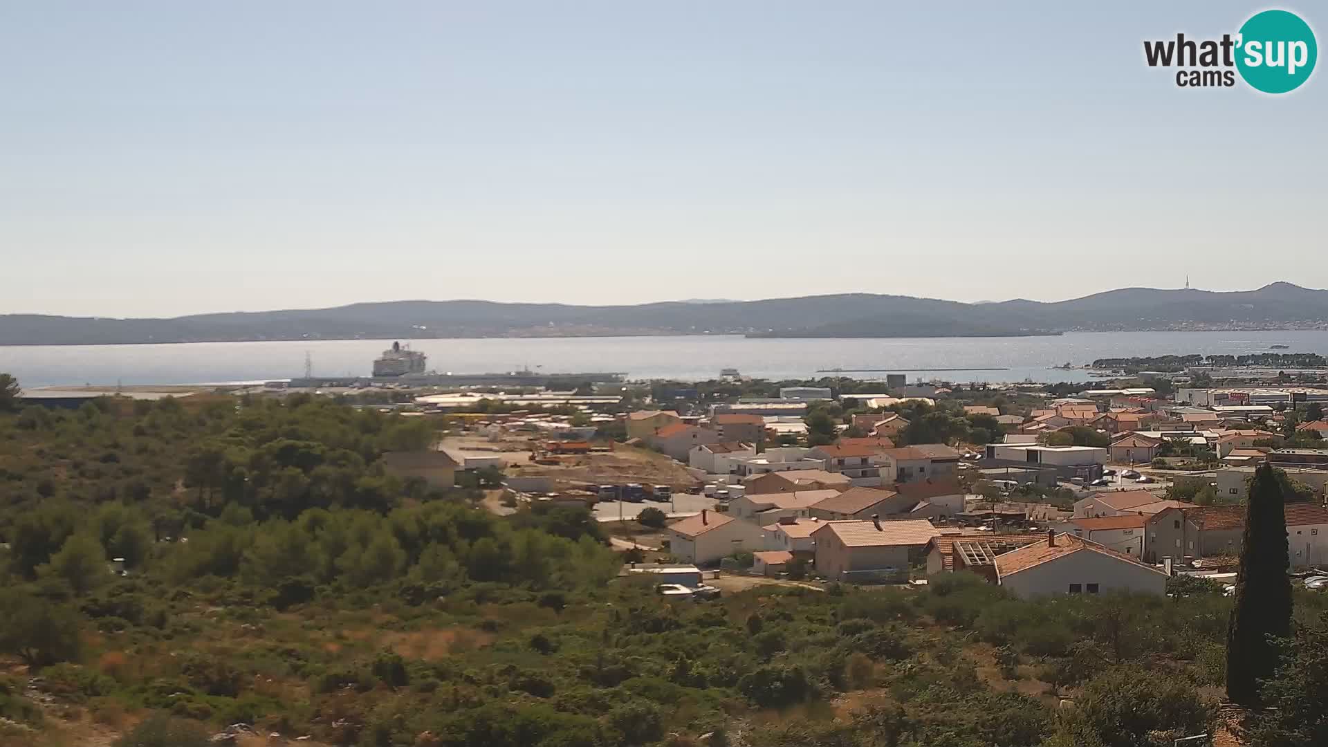 Panoramska web kamera Luke Gaženica u Zadru, Hrvatska