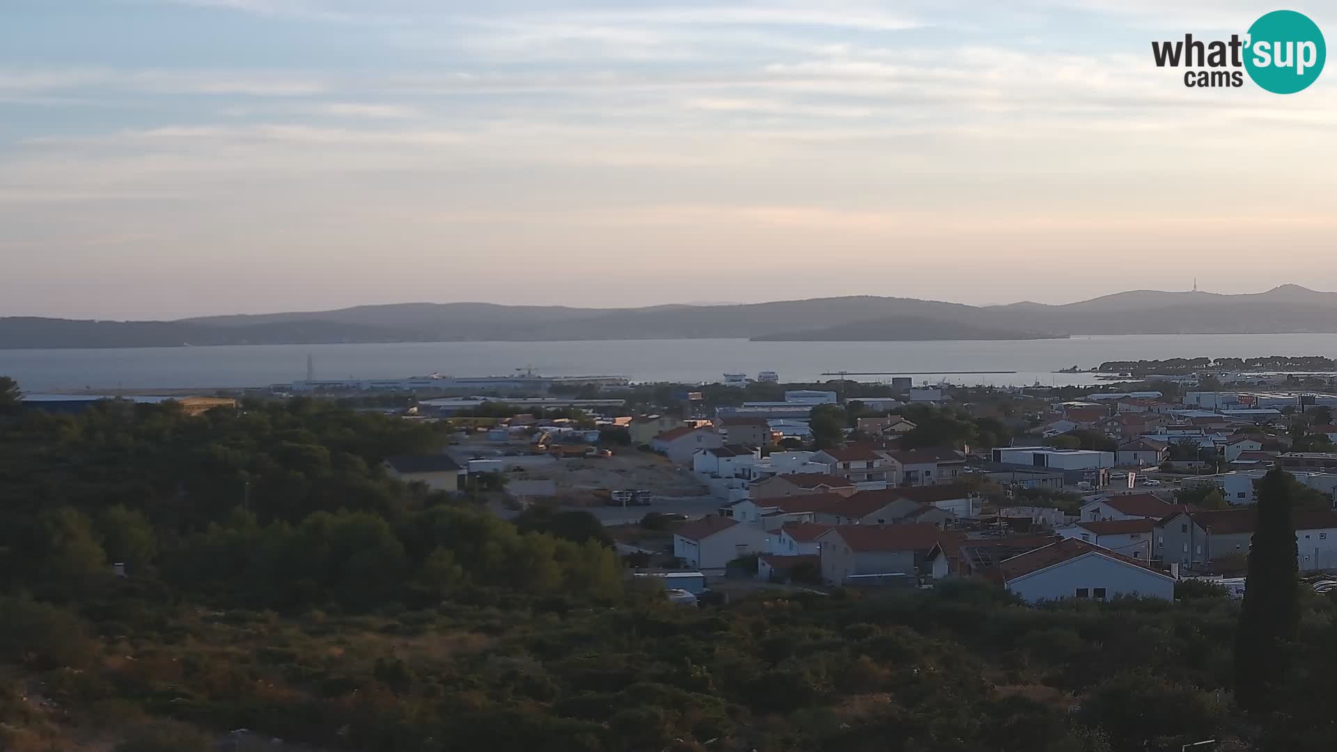 Panorama de la Webcam del Puerto Gazenica de Zadar, Zadar, Croacia
