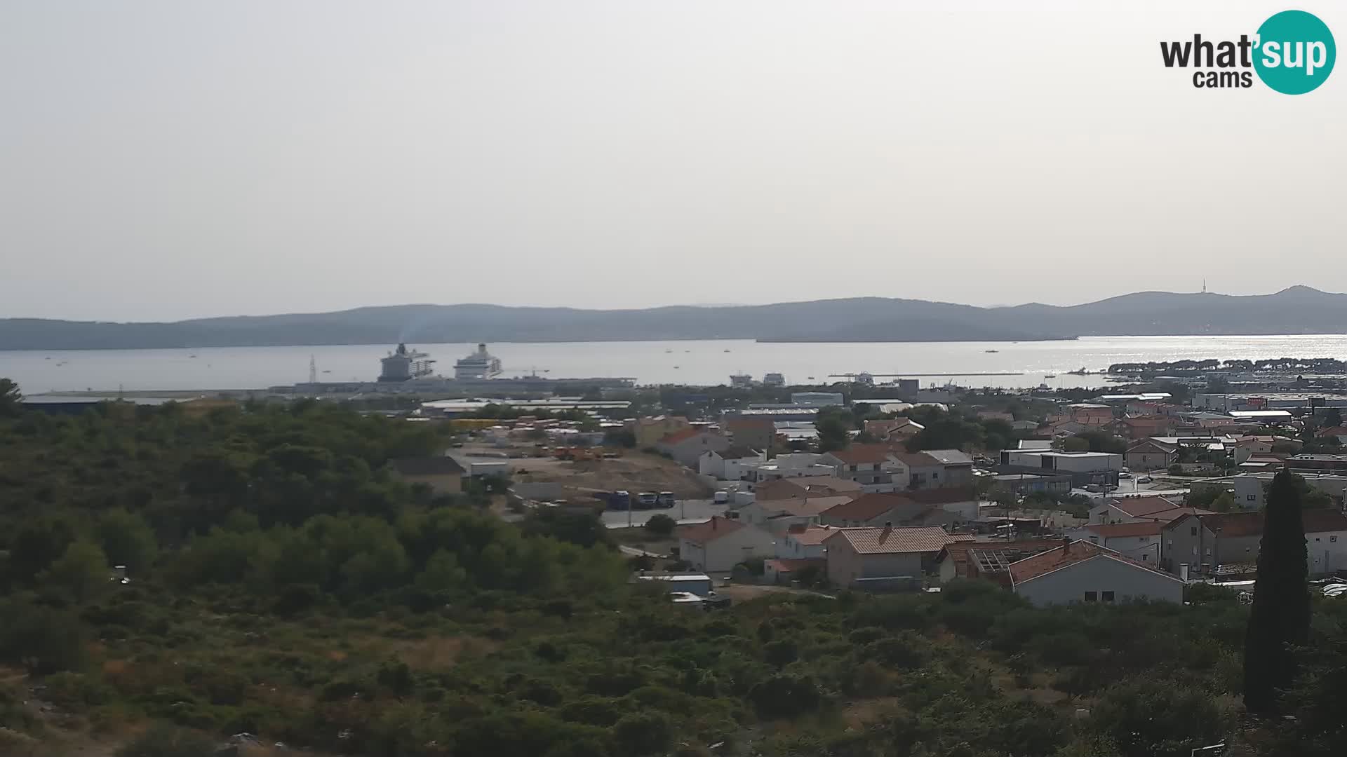 Panoramska web kamera Luke Gaženica u Zadru, Hrvatska