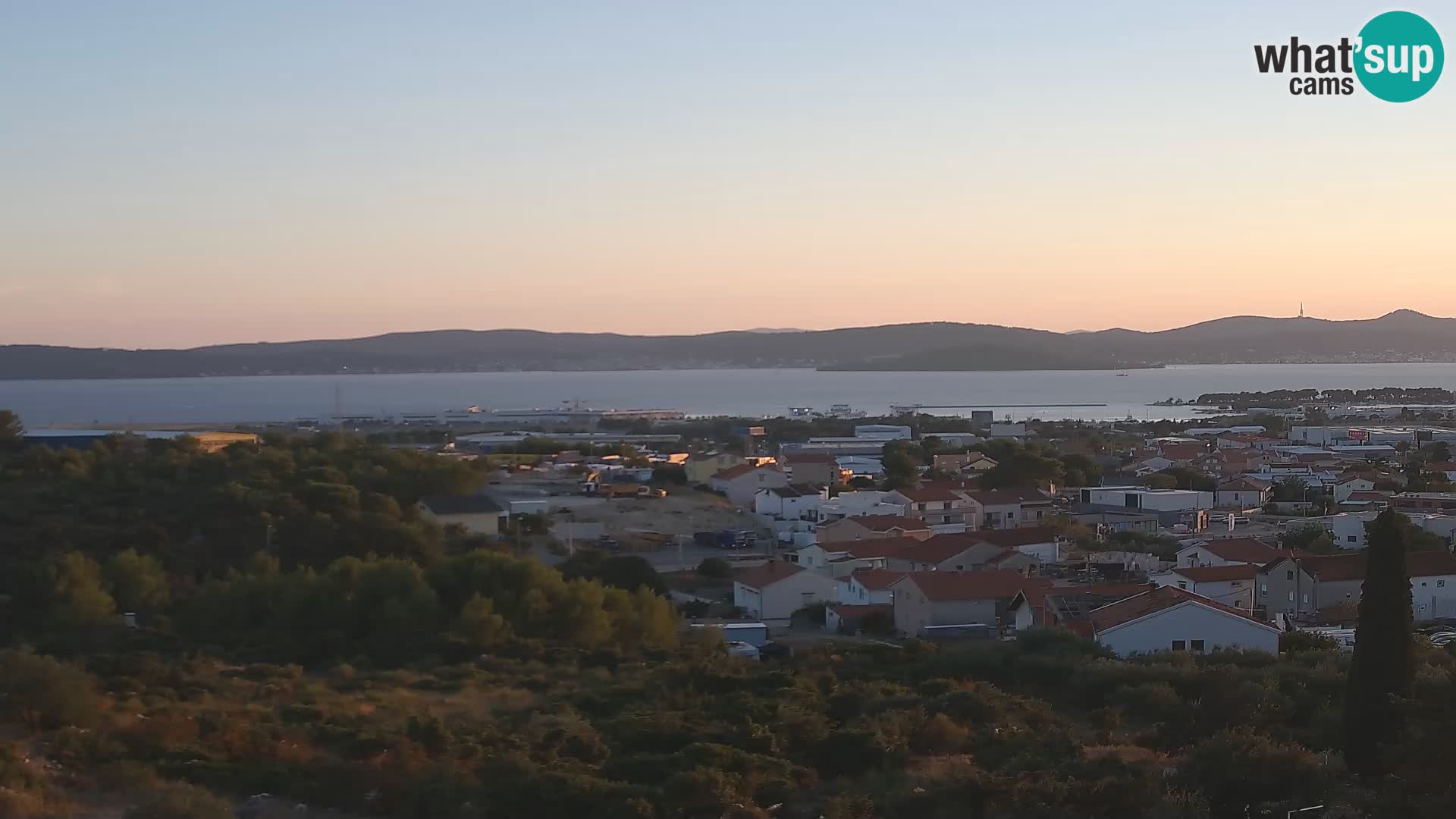 Panoramska web kamera Luke Gaženica u Zadru, Hrvatska