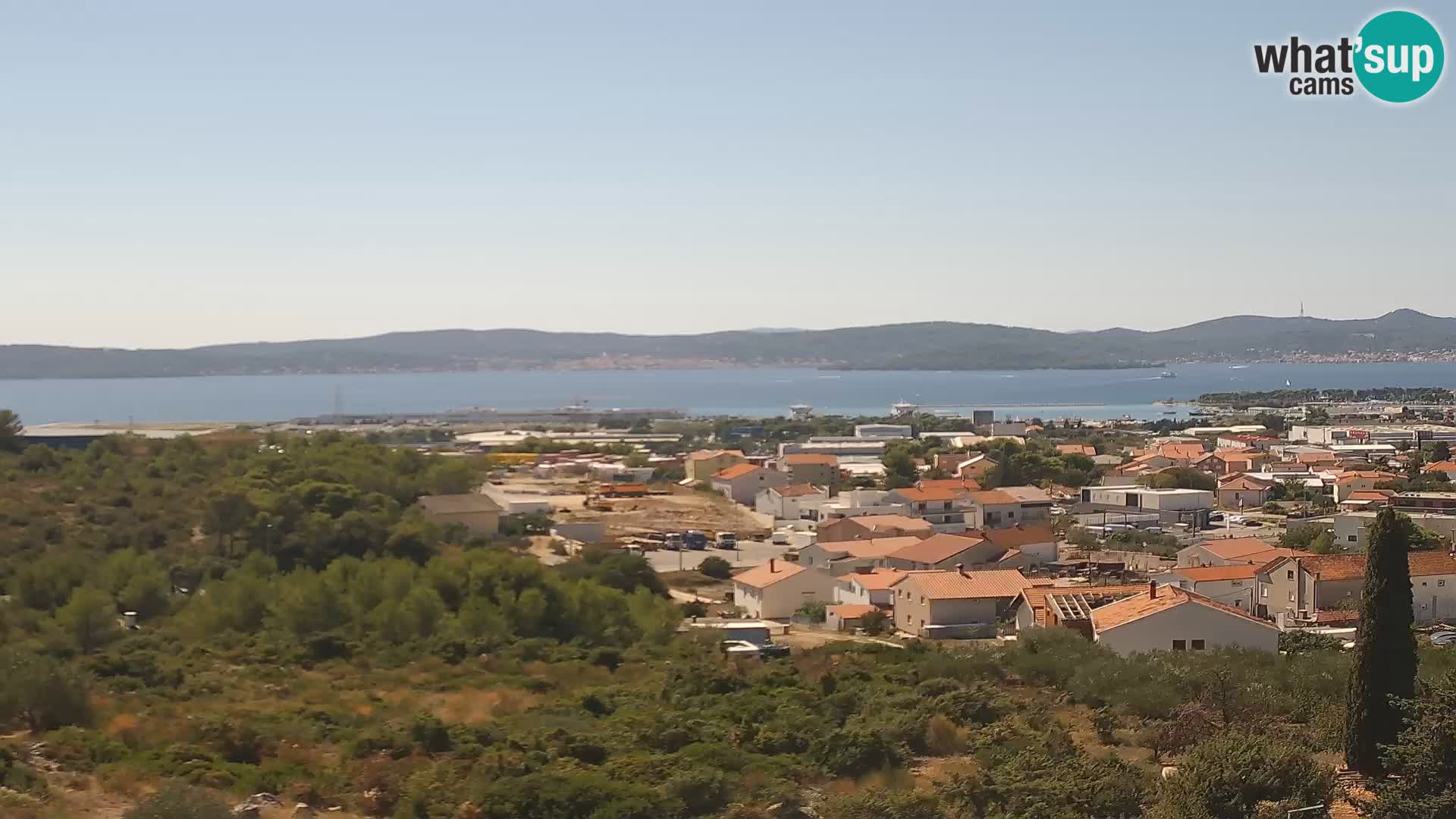 Panoramska web kamera Luke Gaženica u Zadru, Hrvatska