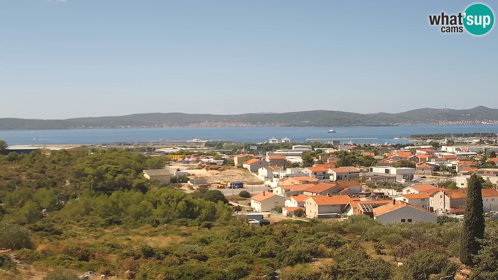 Panoramska web kamera Luke Gaženica u Zadru, Hrvatska