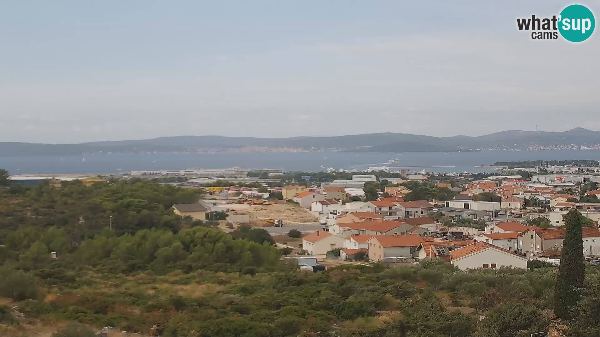 Panoramska web kamera Luke Gaženica u Zadru, Hrvatska