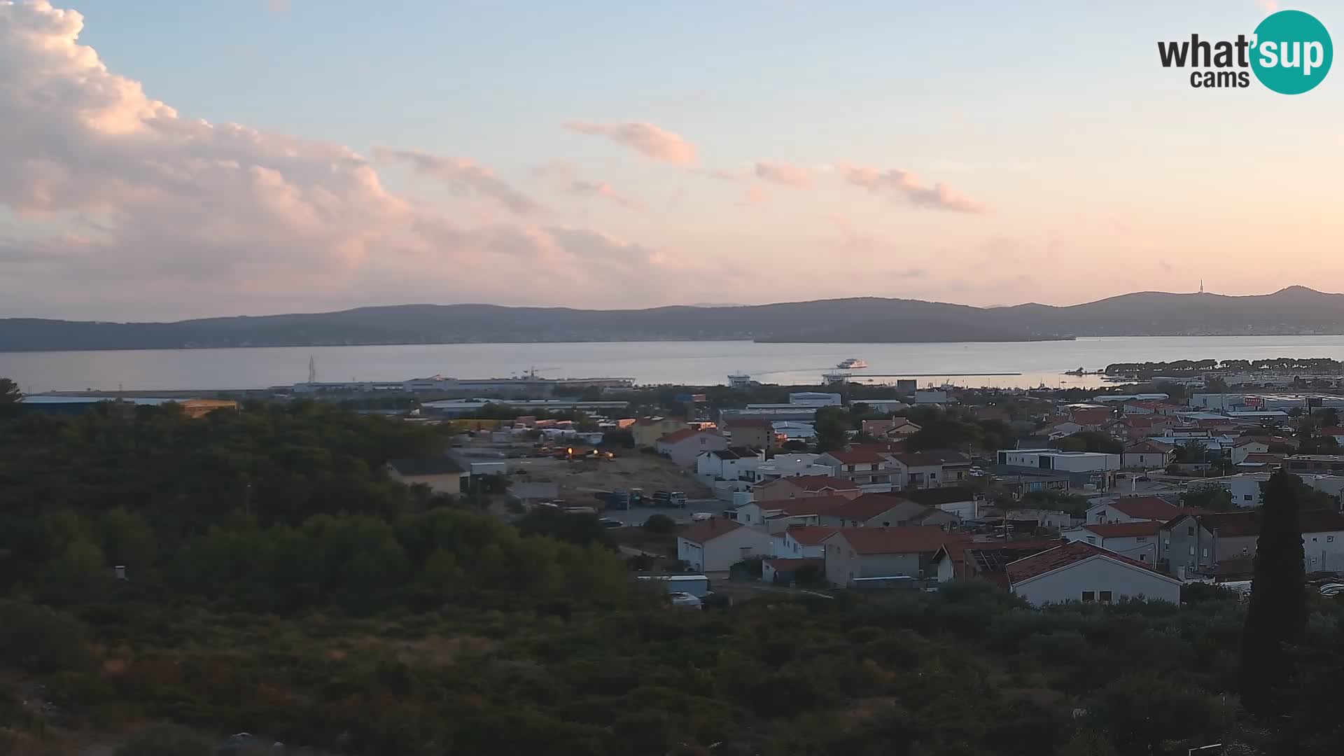 Zadar Port Gazenica Webcam Panorama, Zadar, Kroatien