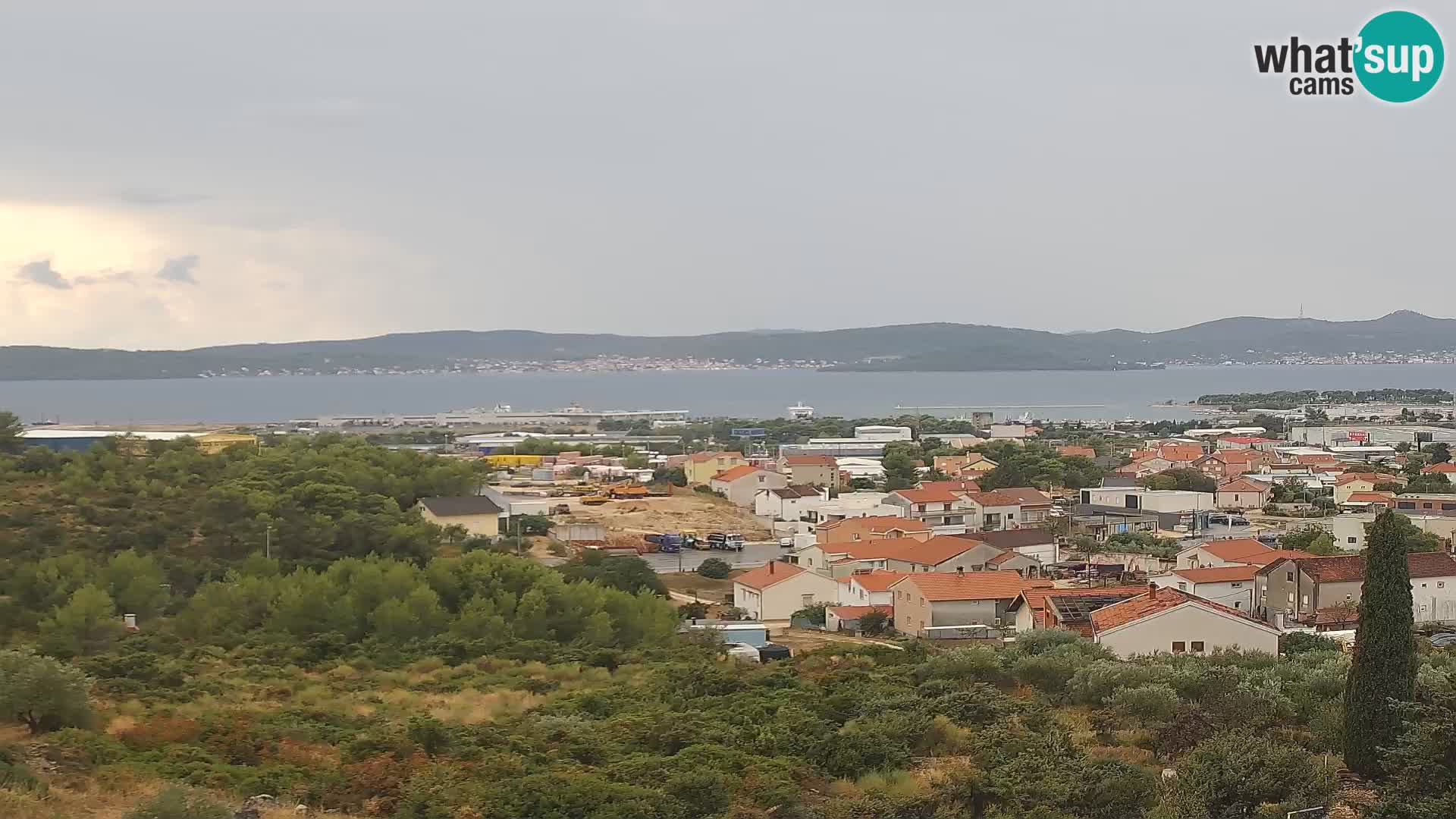 Panorama de la Webcam del Puerto Gazenica de Zadar, Zadar, Croacia