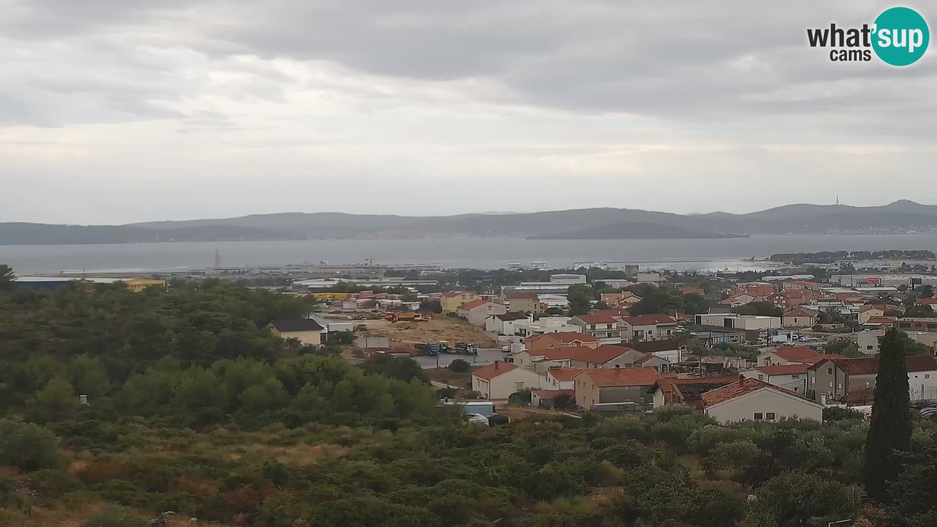 Panorama de la Webcam del Puerto Gazenica de Zadar, Zadar, Croacia