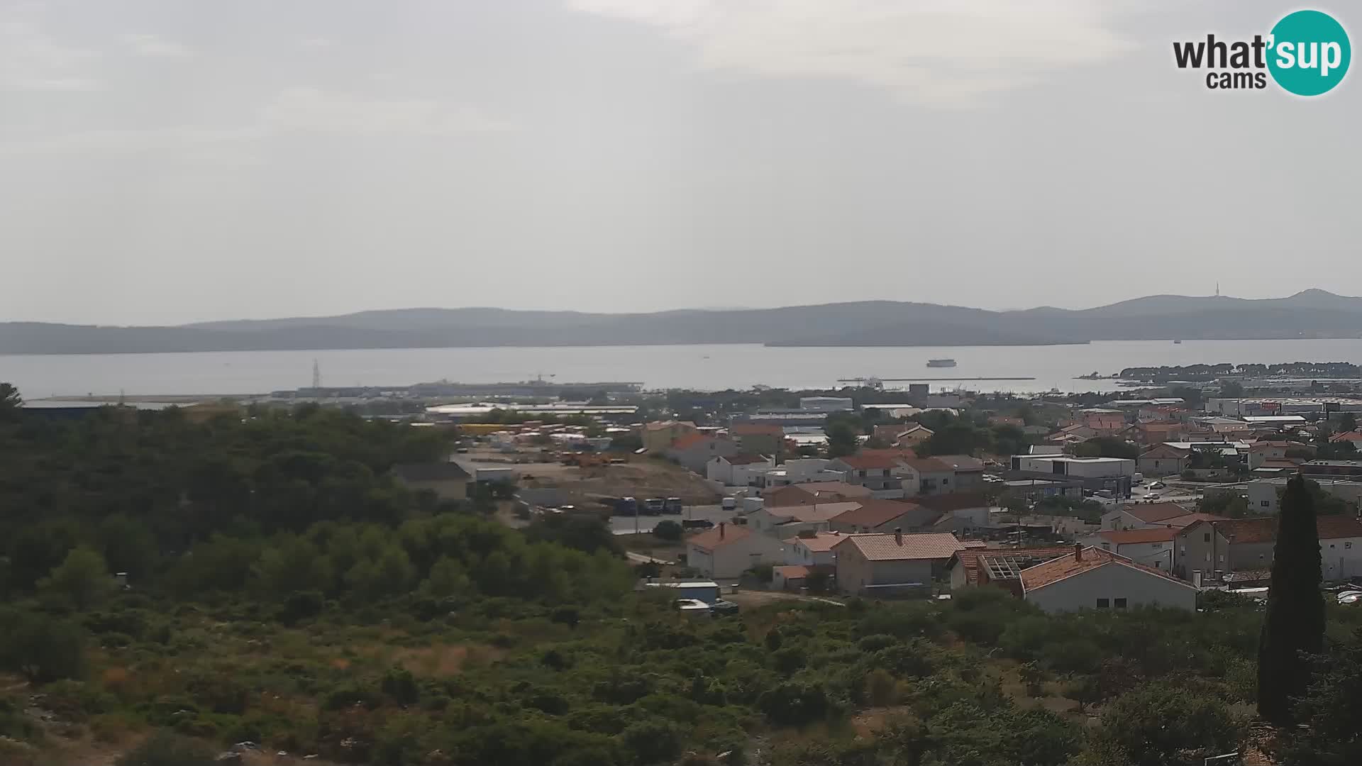 Panorama de la Webcam del Puerto Gazenica de Zadar, Zadar, Croacia