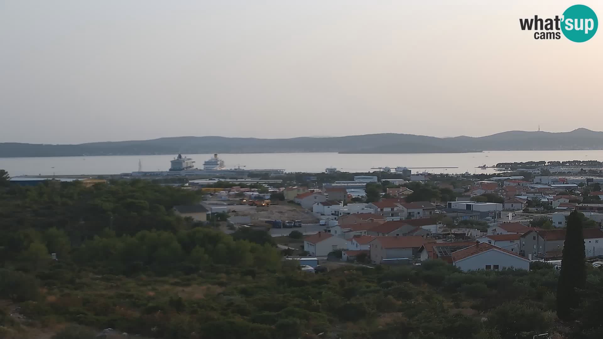 Zadar Port Gazenica Webcam Panorama, Zadar, Croatie