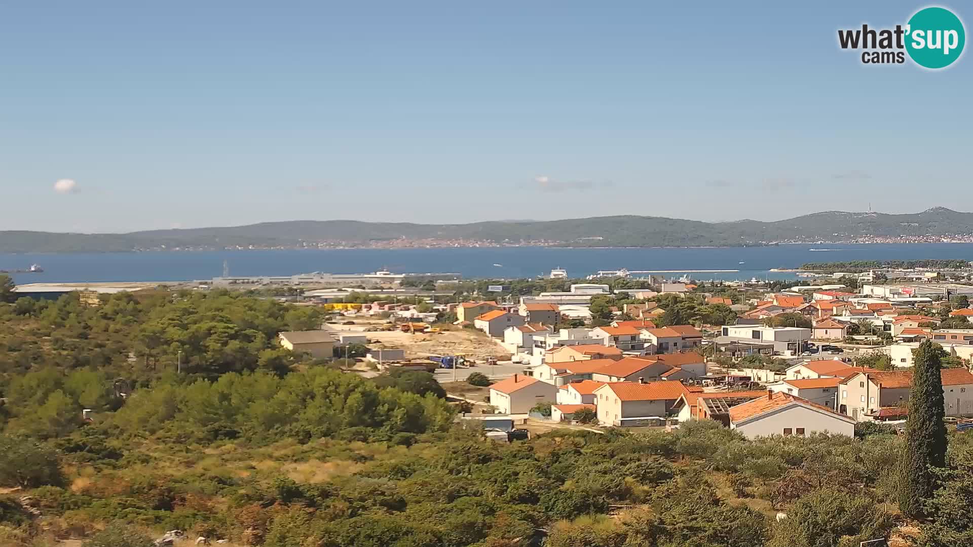 Zadar Port Gazenica Webcam Panorama, Zadar, Kroatien
